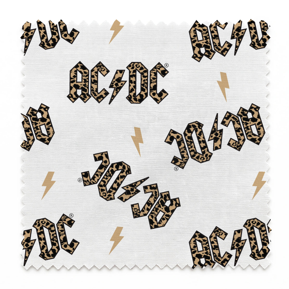 AC/DC Leopard Print Fabric