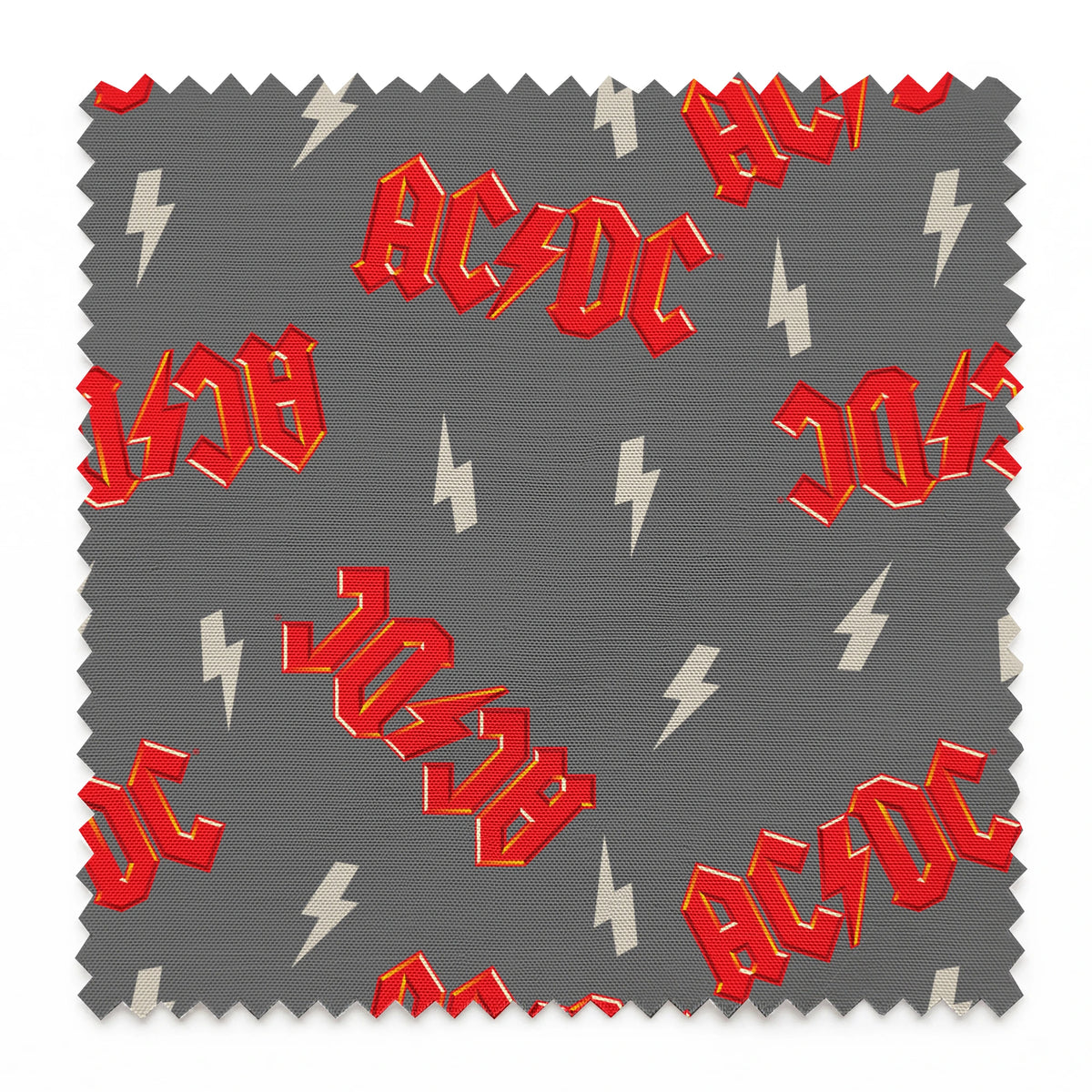 AC/DC Lightning Bolts Fabric