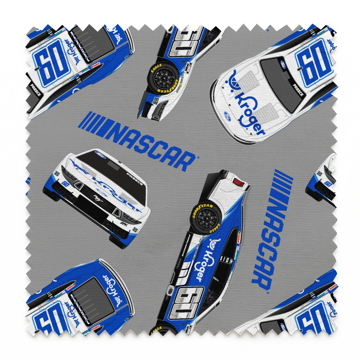 NASCAR® Ryan Preece Toss on Grey Fabric