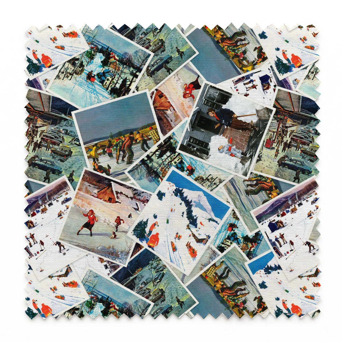 Saturday Evening Post Winter Wonderlands Fabric