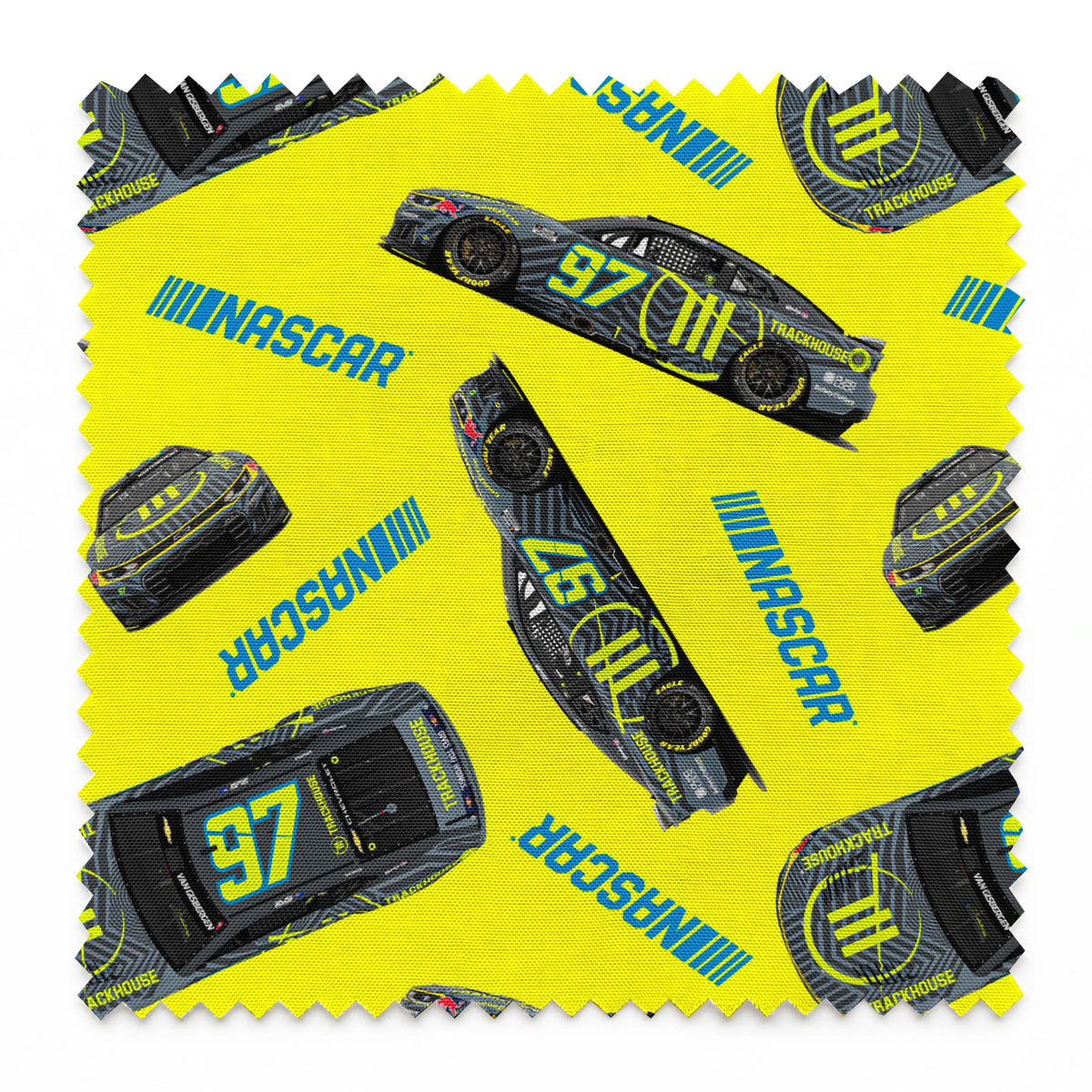 NASCAR® Shane van Gisbergen Toss on Yellow Fabric