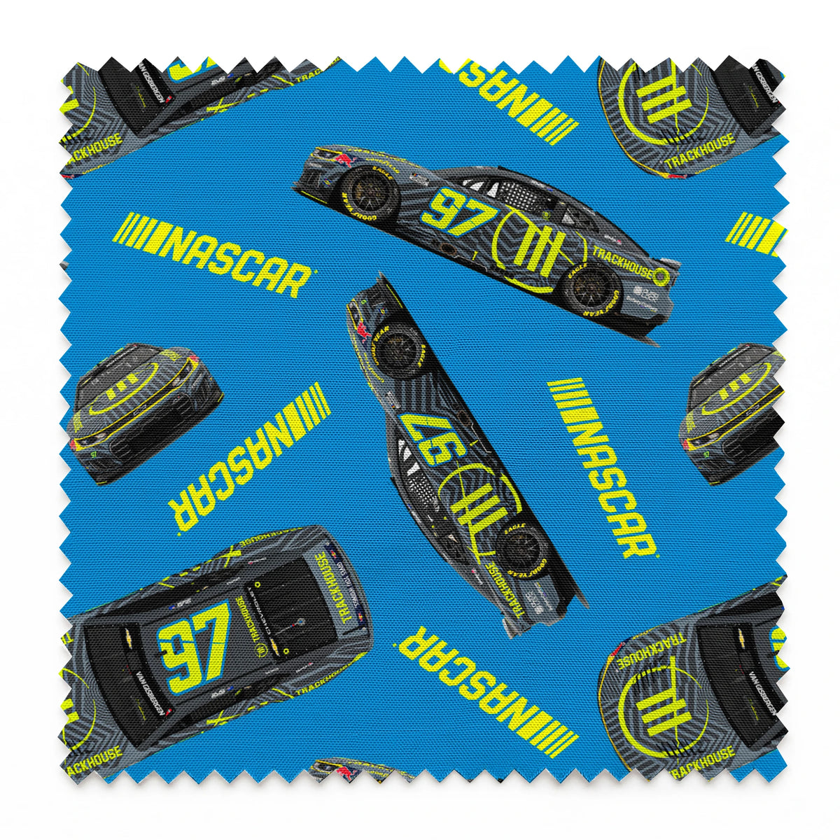 NASCAR® Shane van Gisbergen Toss on Blue Fabric