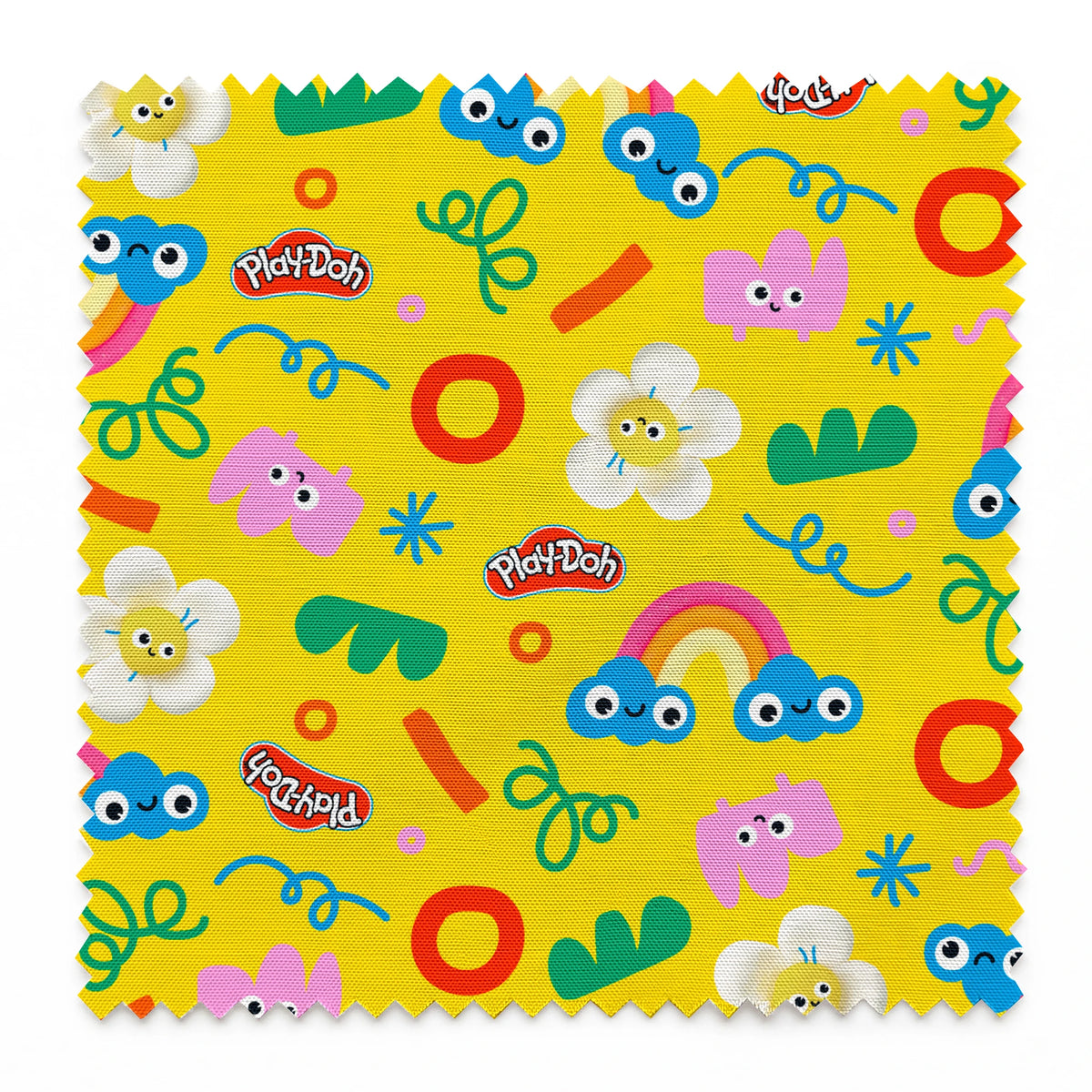 Hasbro Play-Doh Fun Playtime on Yellow Fabric