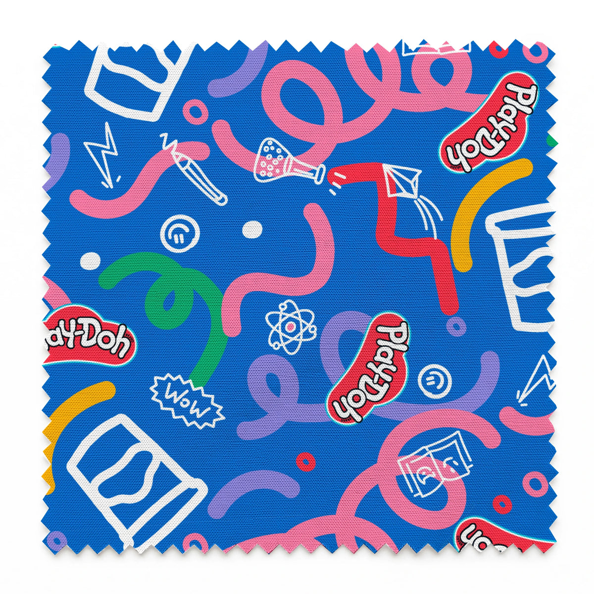 Hasbro Play-Doh Let's Experiment on Blue Fabric