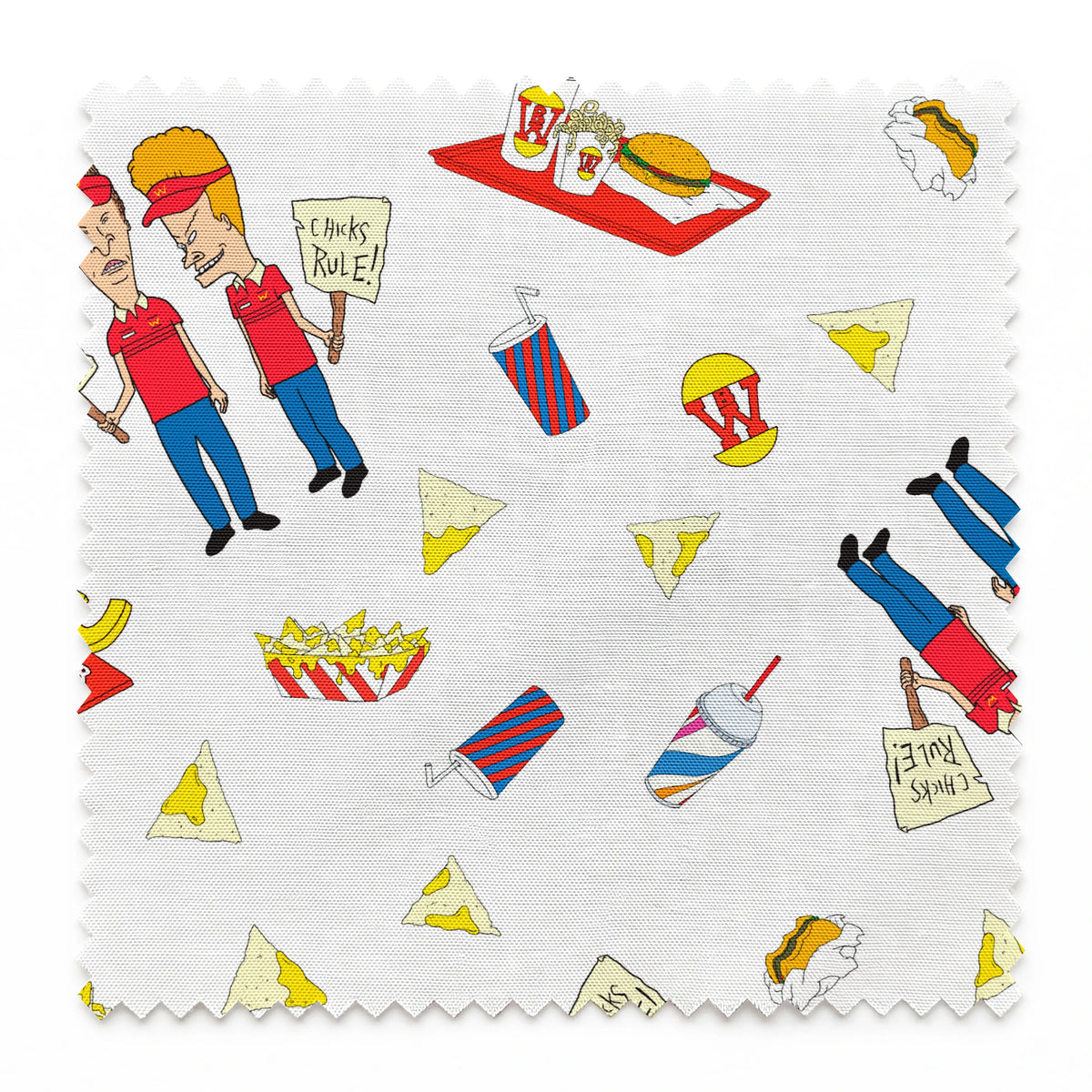 Paramount Beavis and Butt-Head Burger World Fabric