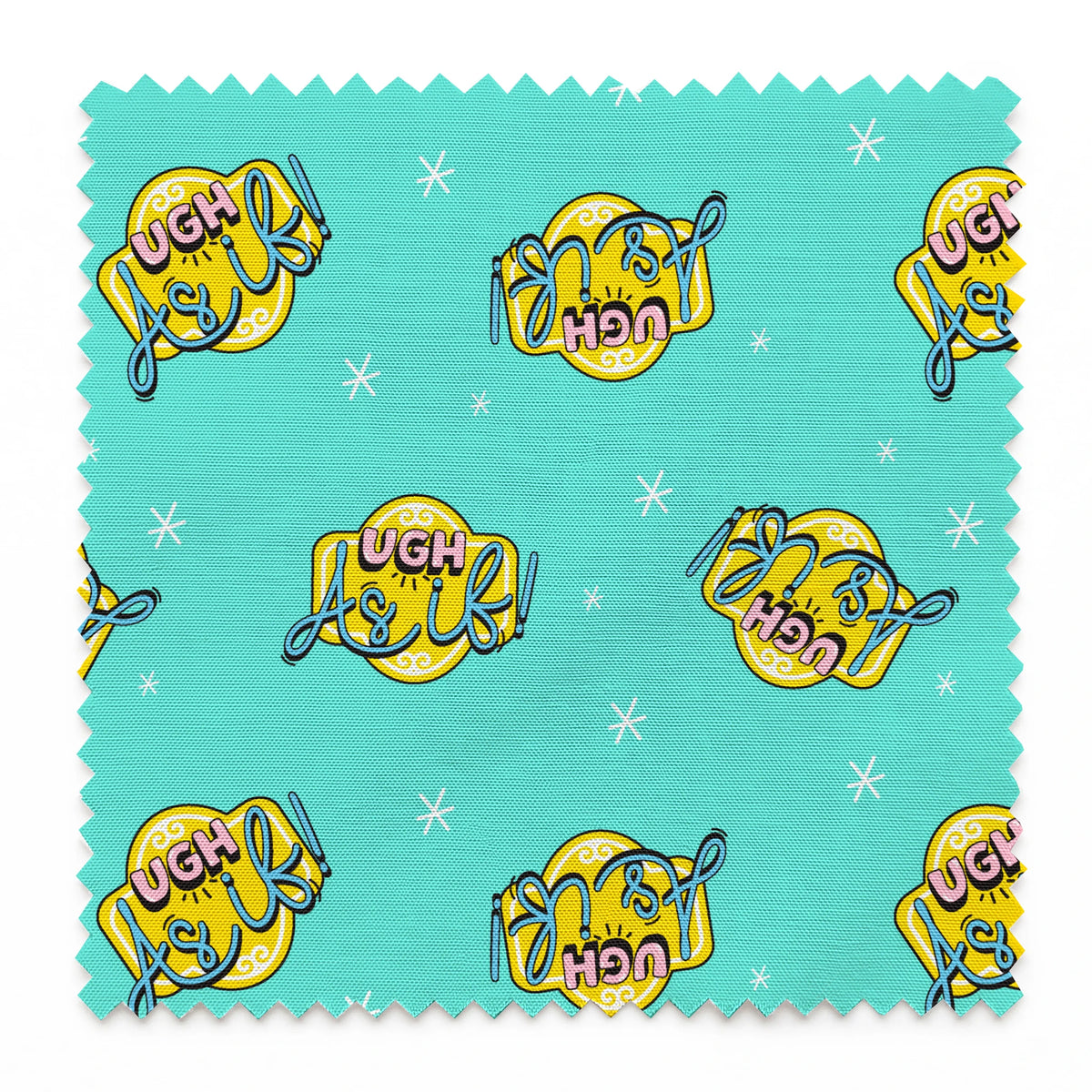 Paramount Clueless As If! on Aqua Fabric