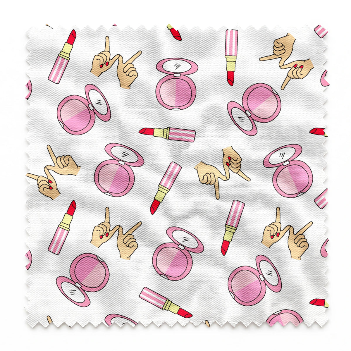 Paramount Clueless Whatever! on White Fabric