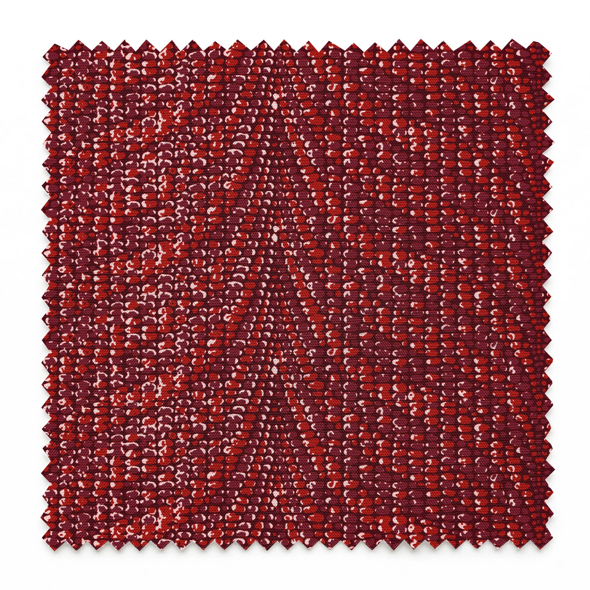 Wren on Oxblood Fabric