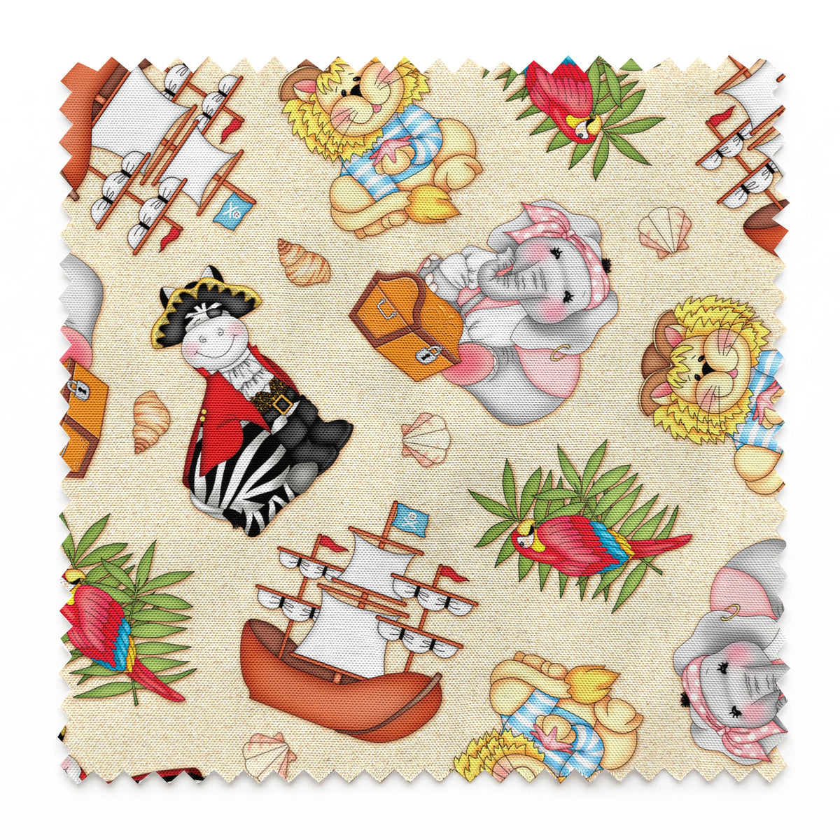 Vicki Schreiner BaZooples Pirate Treasure Fabric