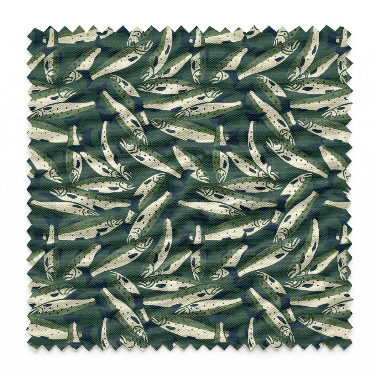 Anchovies on Forestry Fabric