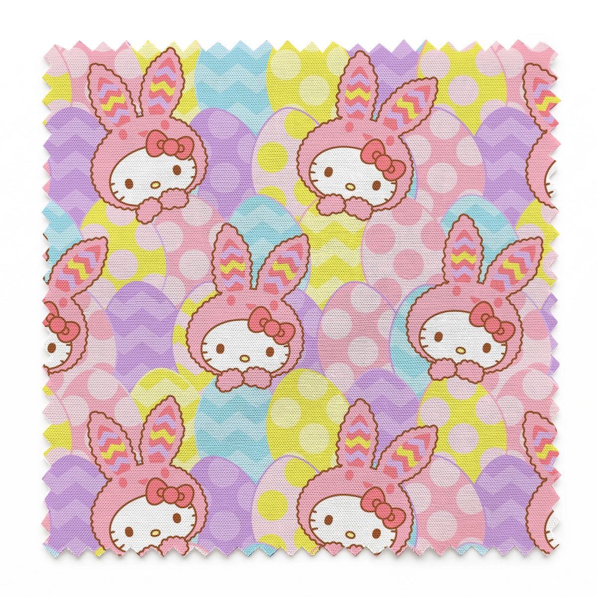Hello Kitty® Easter Bunny Poses Fabric