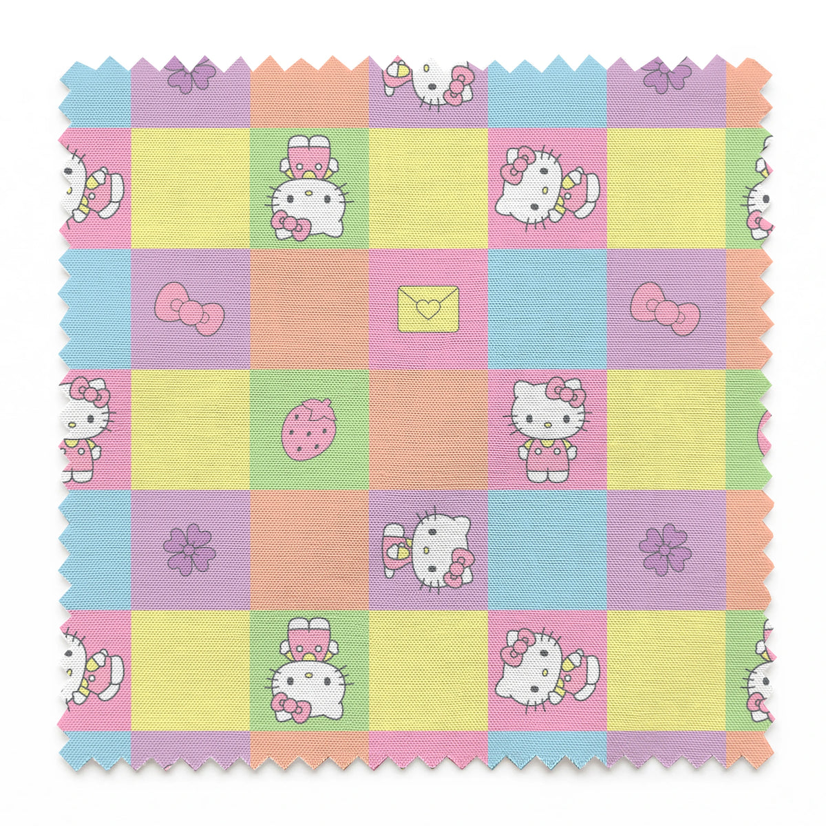 Hello Kitty® Pastel Blocks Fabric