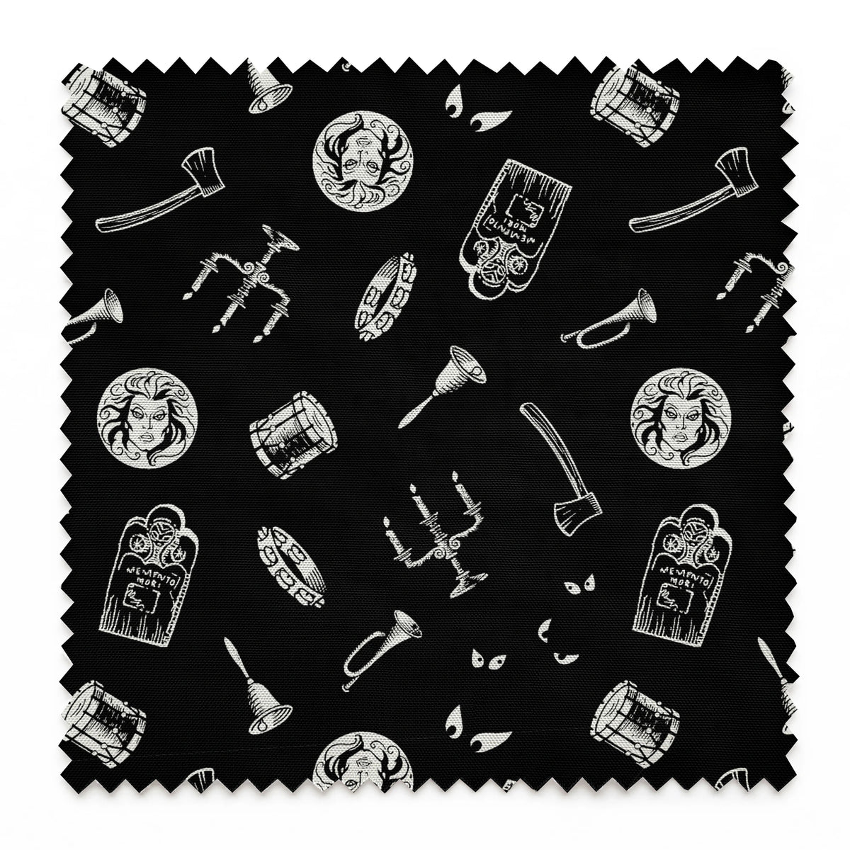 Disney Haunted Mansion Macabre Mementos Fabric