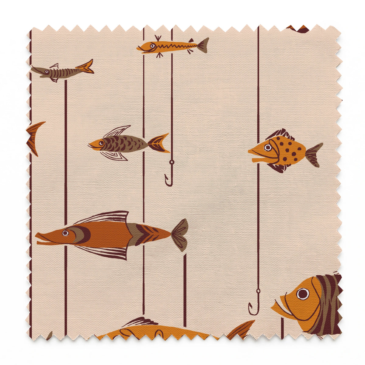 Brooks on Spice Fabric