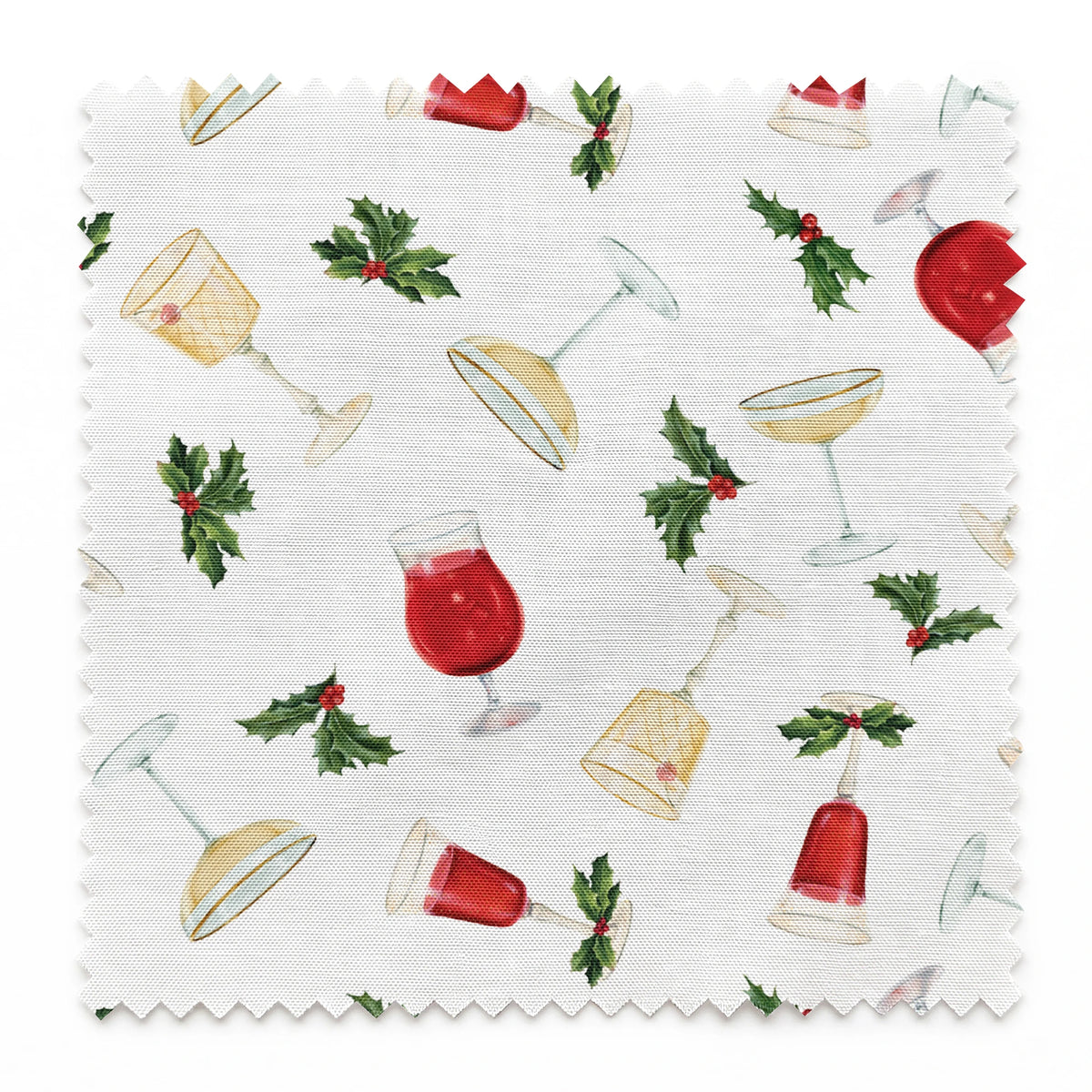 Danielle Murray Holiday Cocktails Fabric