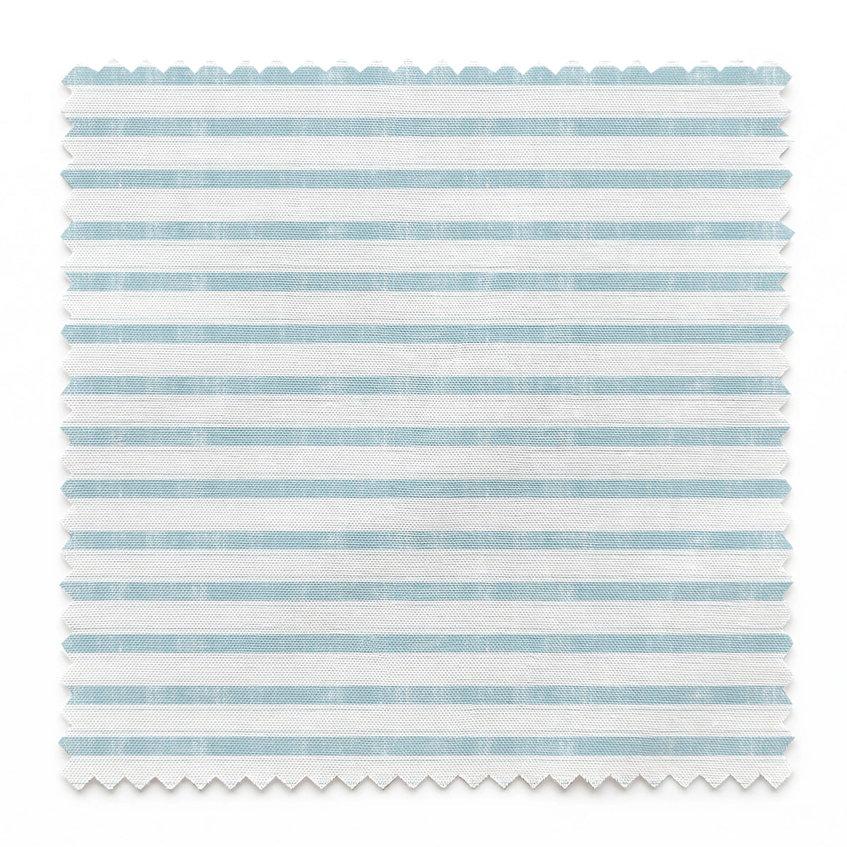 Danielle Murray Blue Stripes on White Fabric
