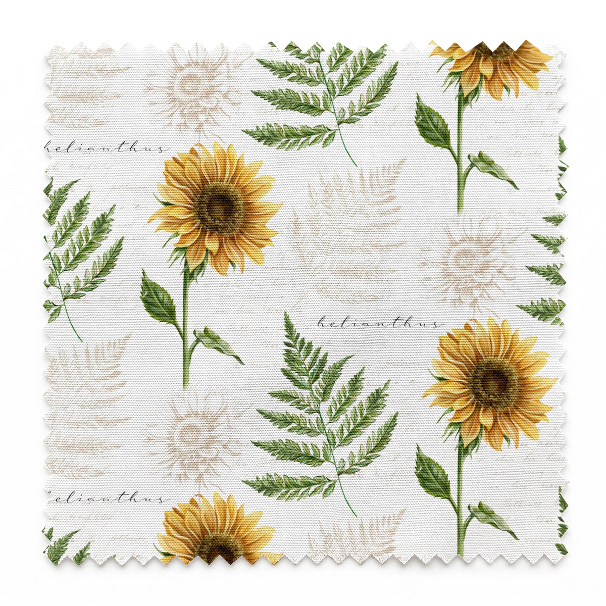 Danielle Murray Sunflowers and Ferns Fabric