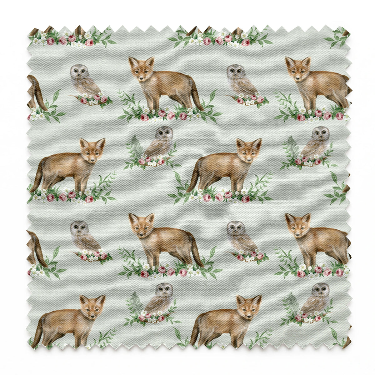 Danielle Murray Foxes and Owls Fabric