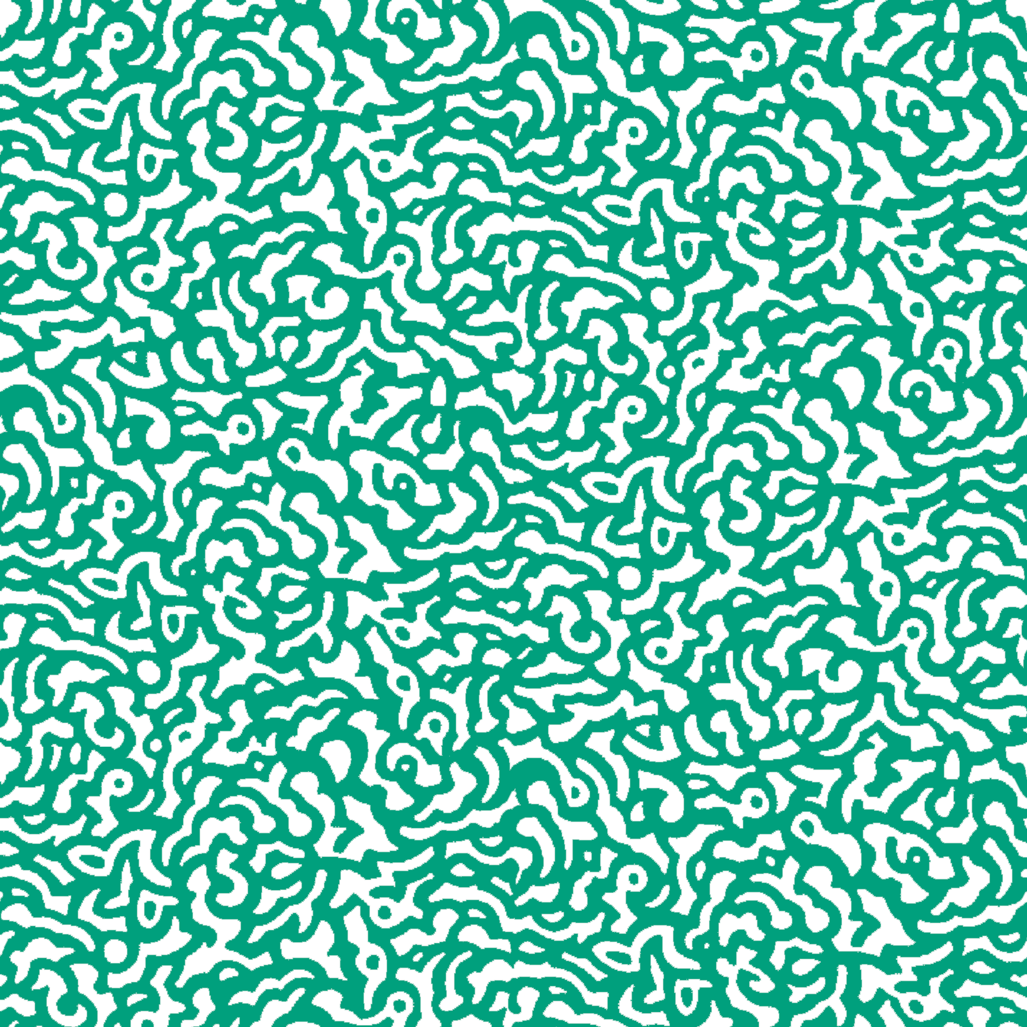 Abstract green and white pattern with organic swirling lines resembling coral or brain-like formations tiled preview square