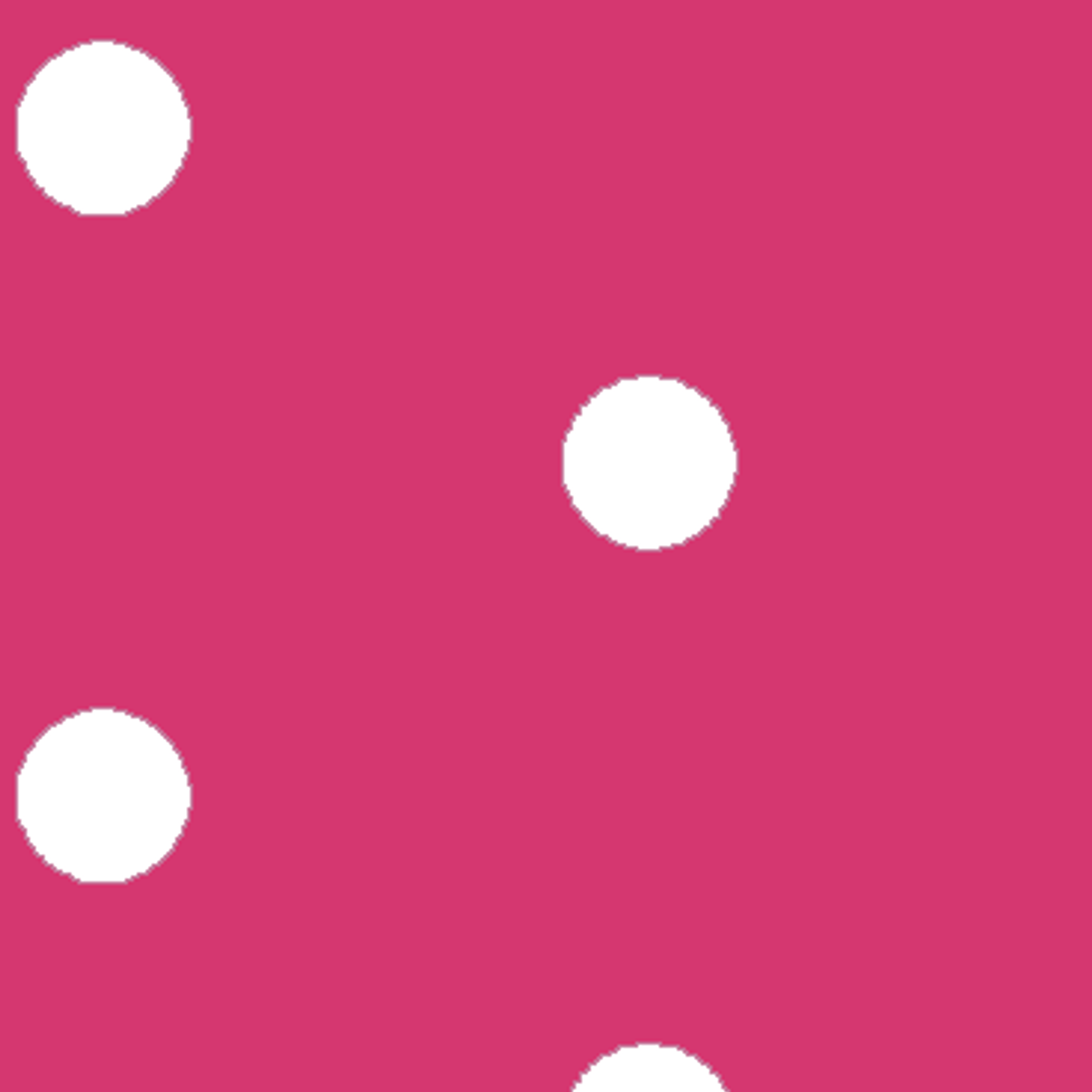 Two white circular dots on a solid magenta pink background tiled preview square