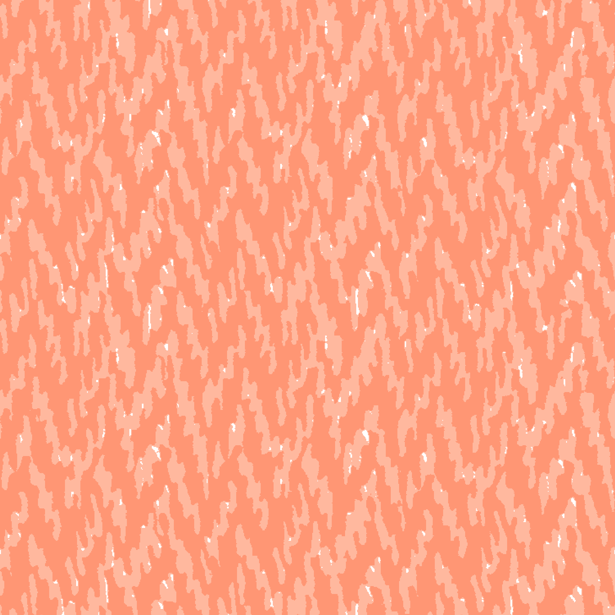 Peachy coral abstract pattern with light brushstroke-like texture and diagonal movement tiled preview square