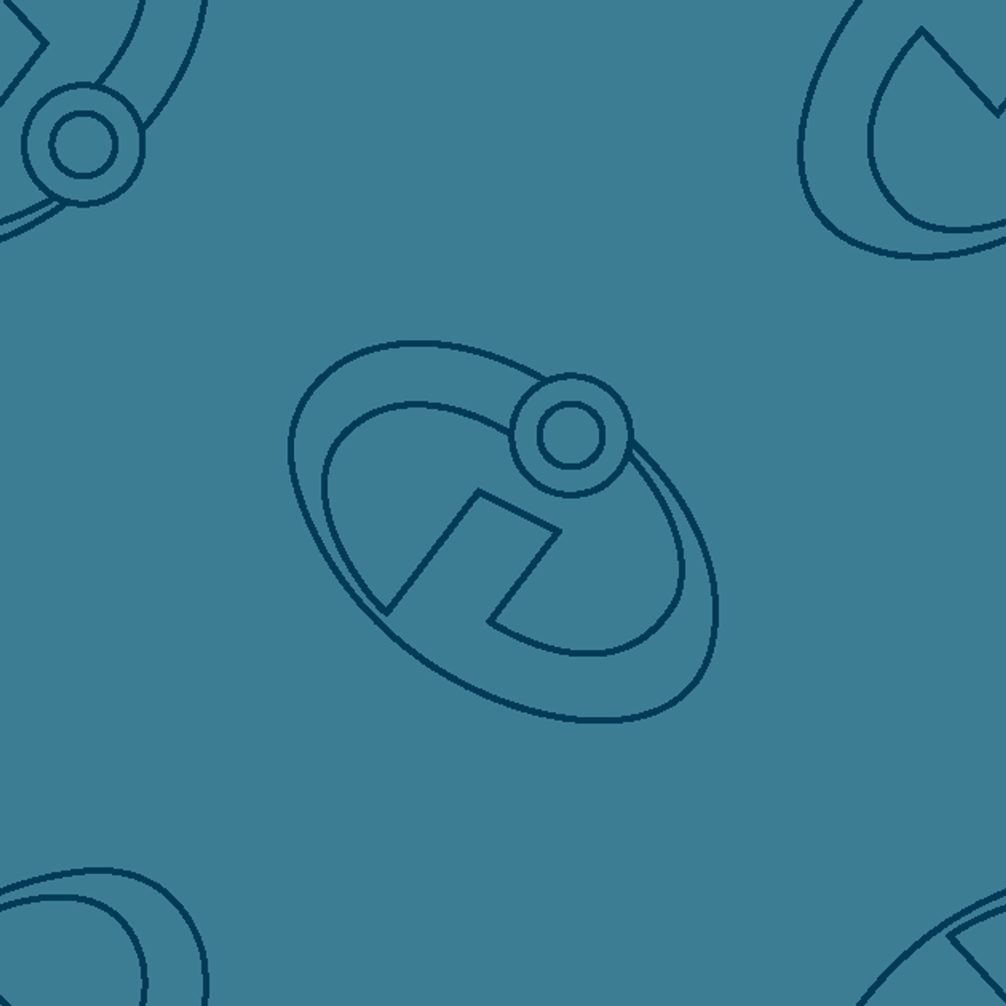 Abstract blue background with The Incredibles logos in repeating pattern tiled preview square