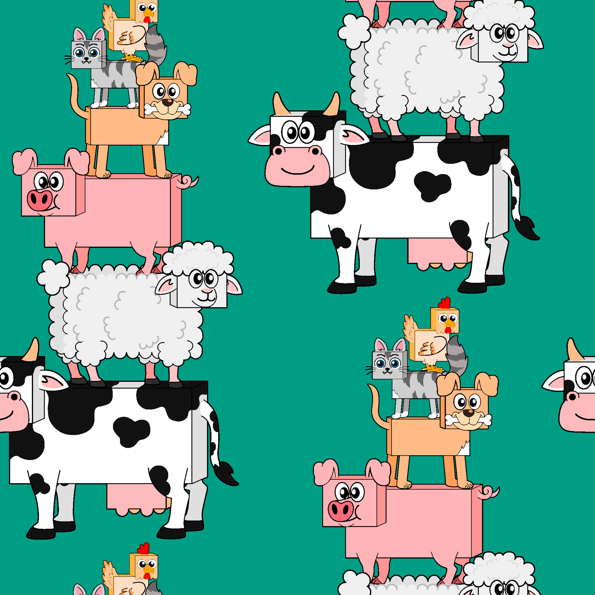 tiled preview square