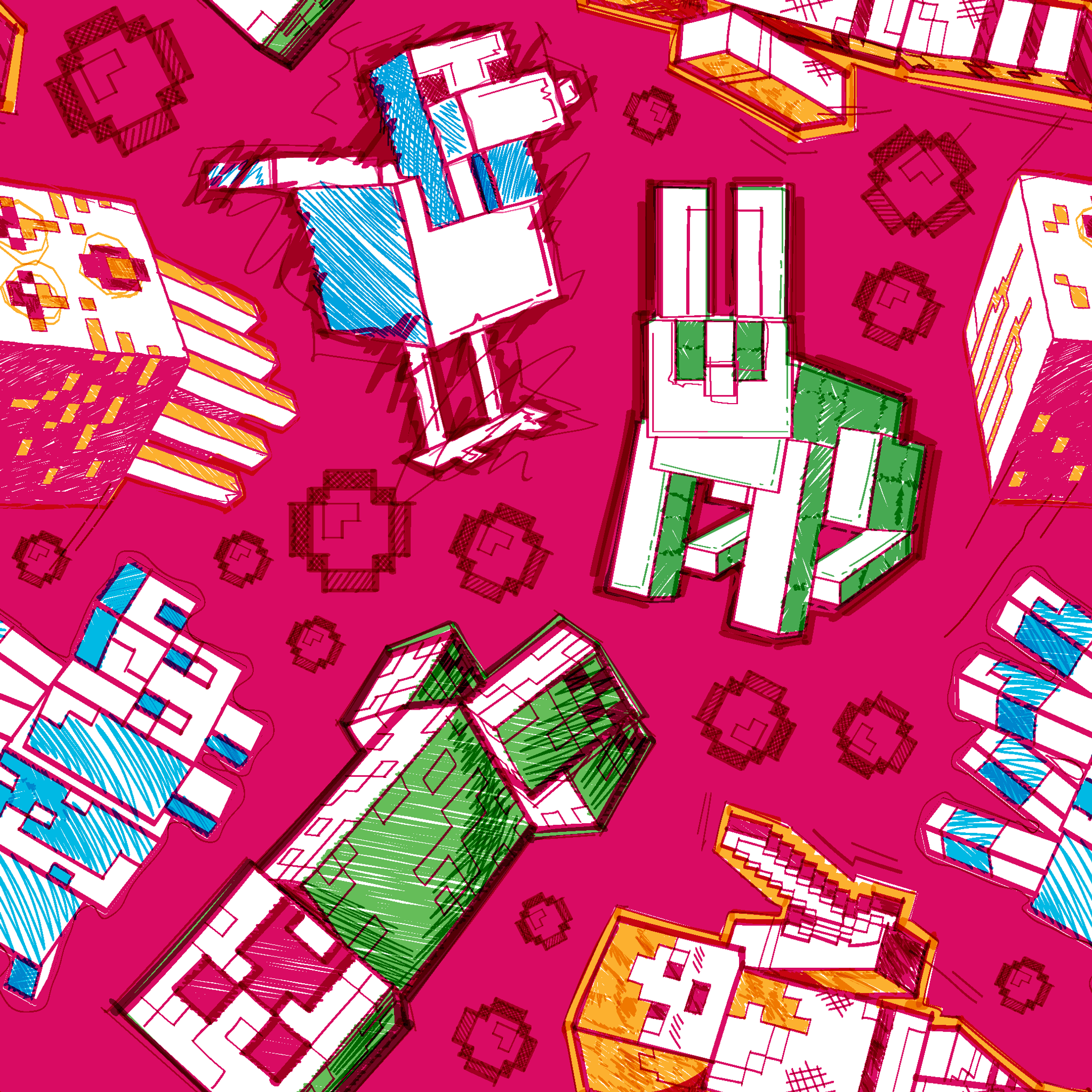 tiled preview square