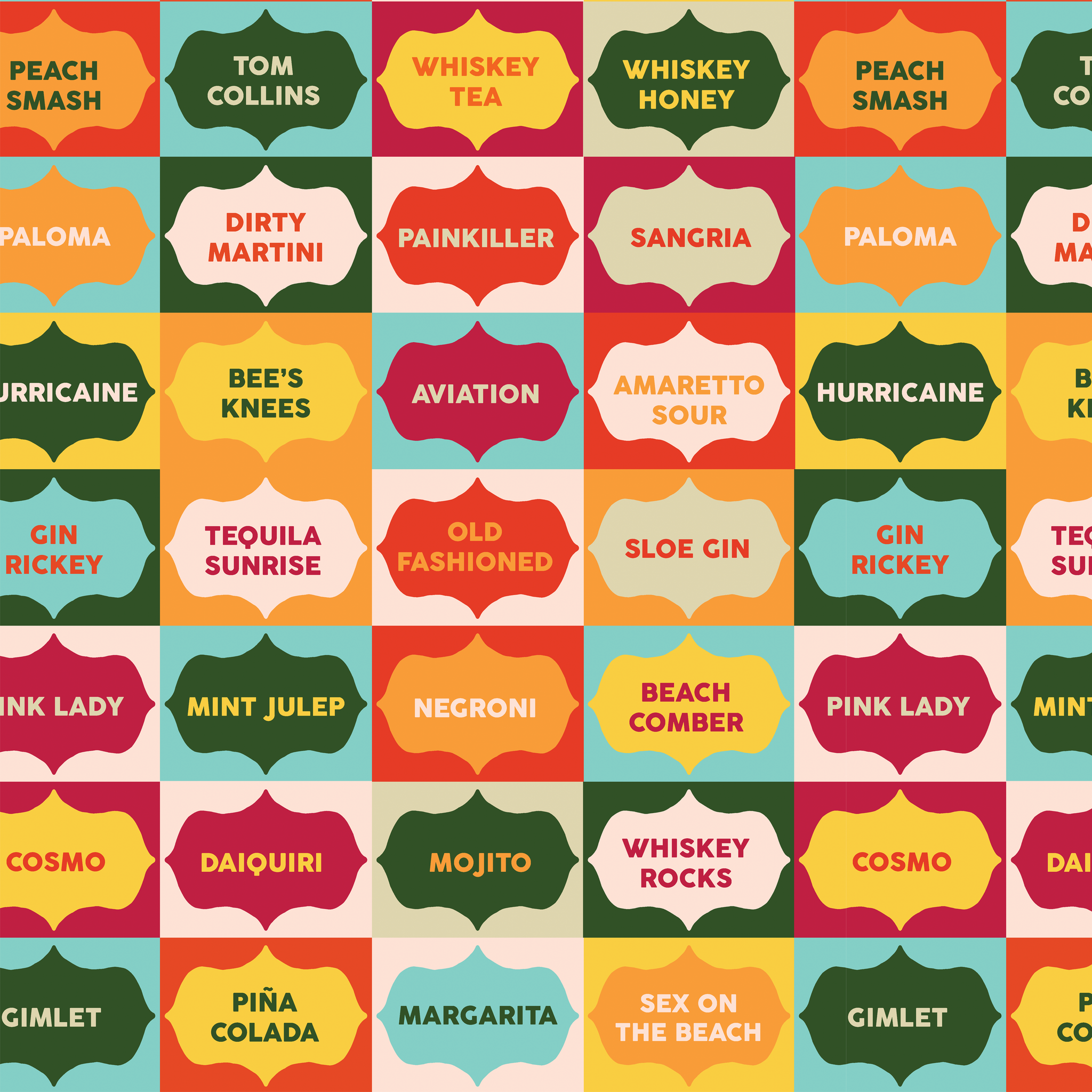 tiled preview square