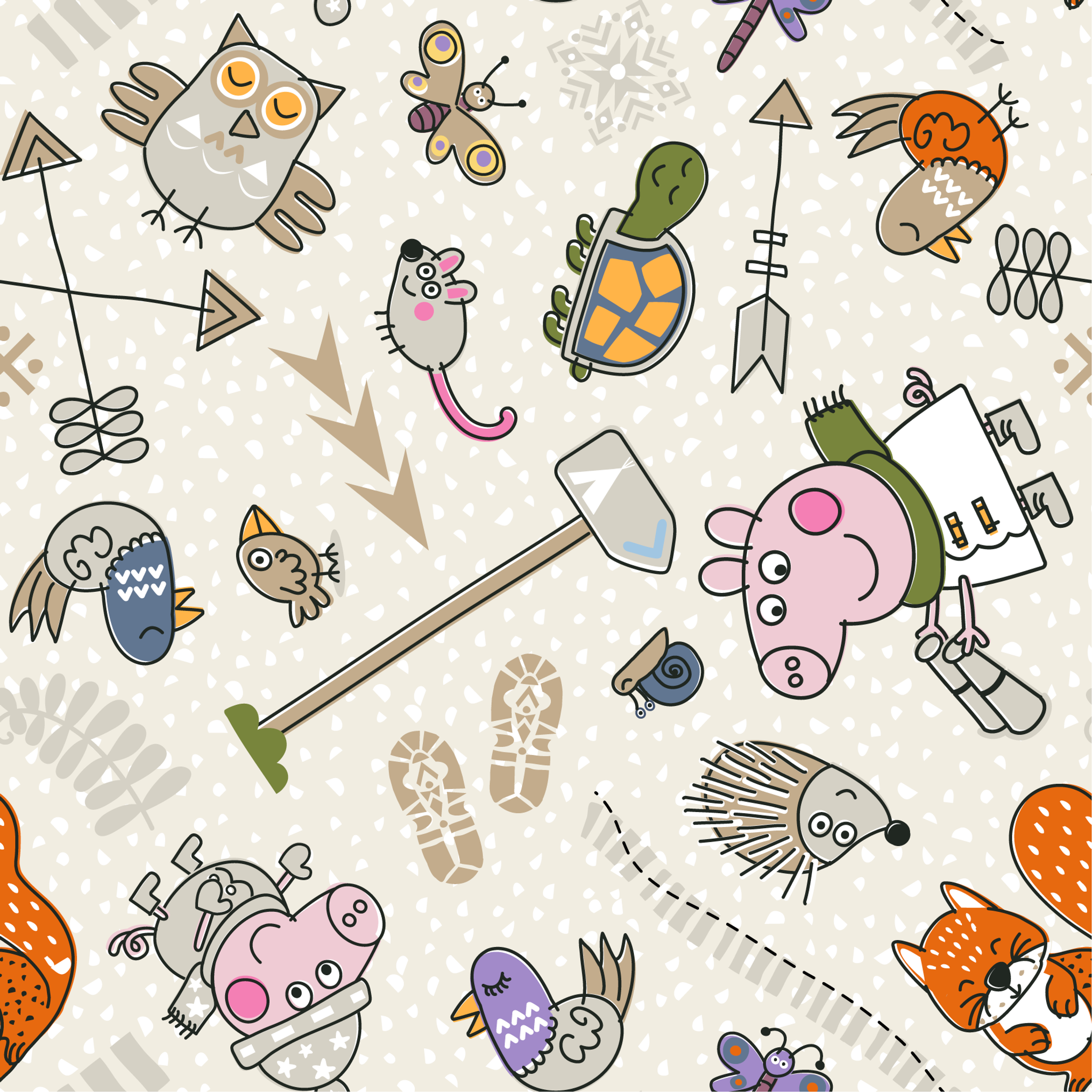 tiled preview square