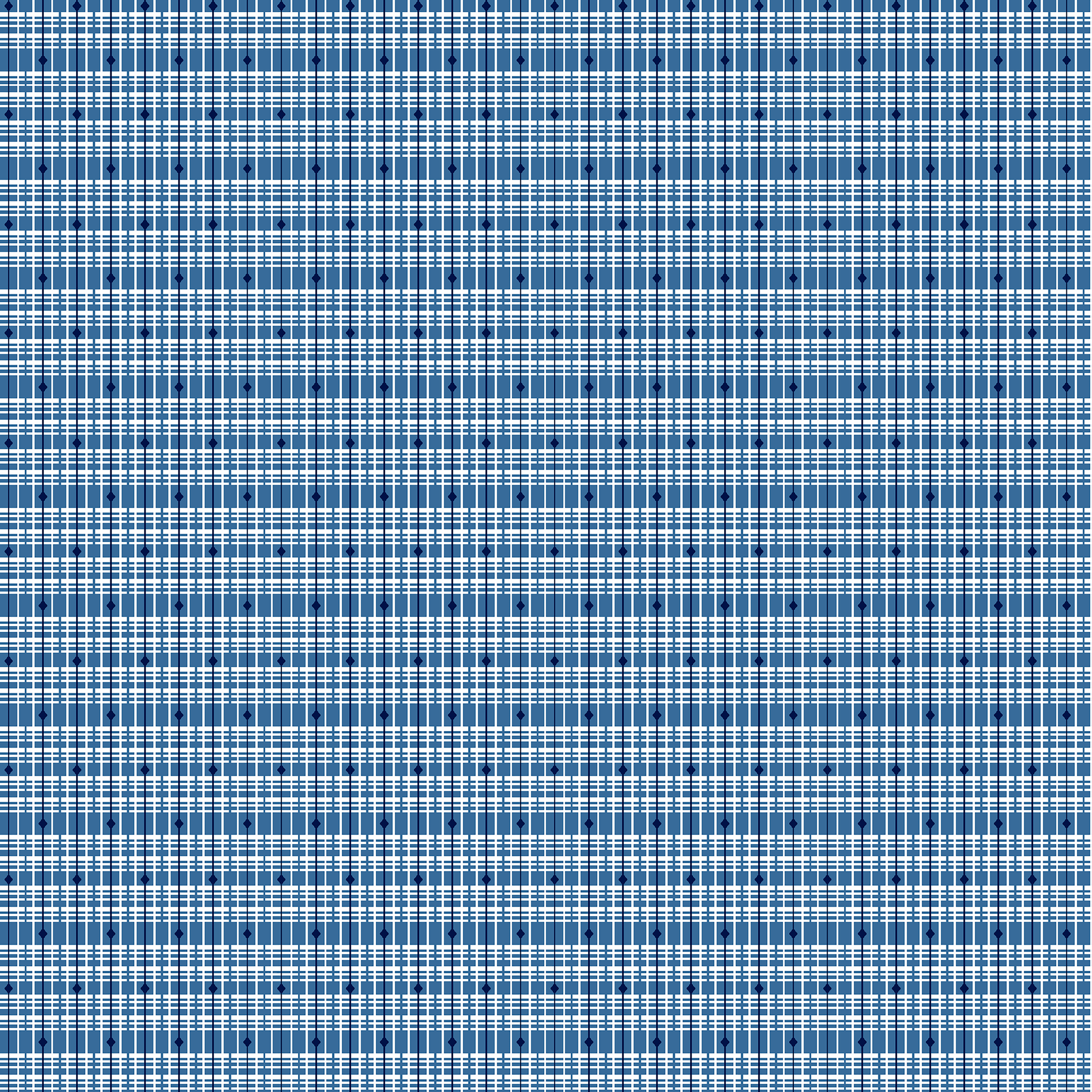 Blue and white plaid pattern with thin grid lines in various shades of blue on light background tiled preview square