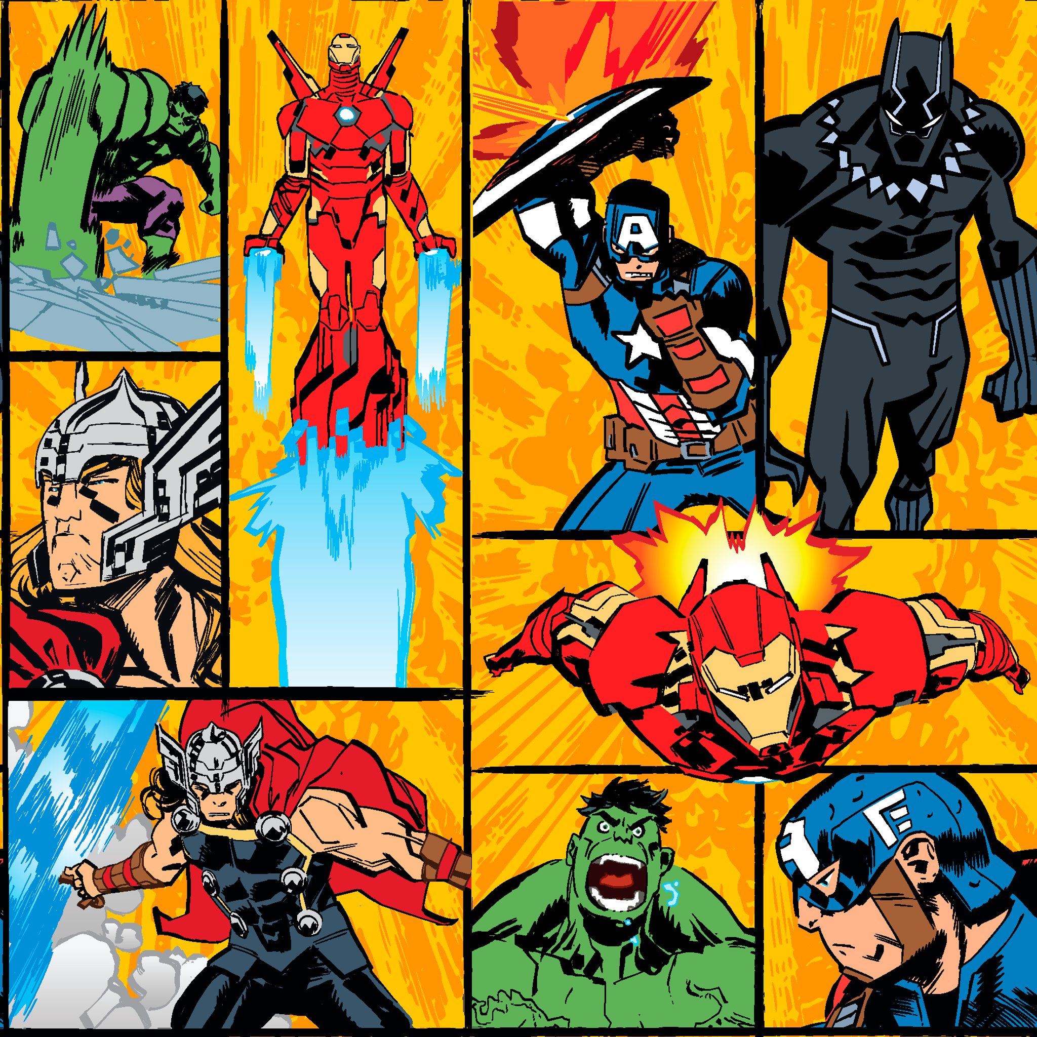 tiled preview square