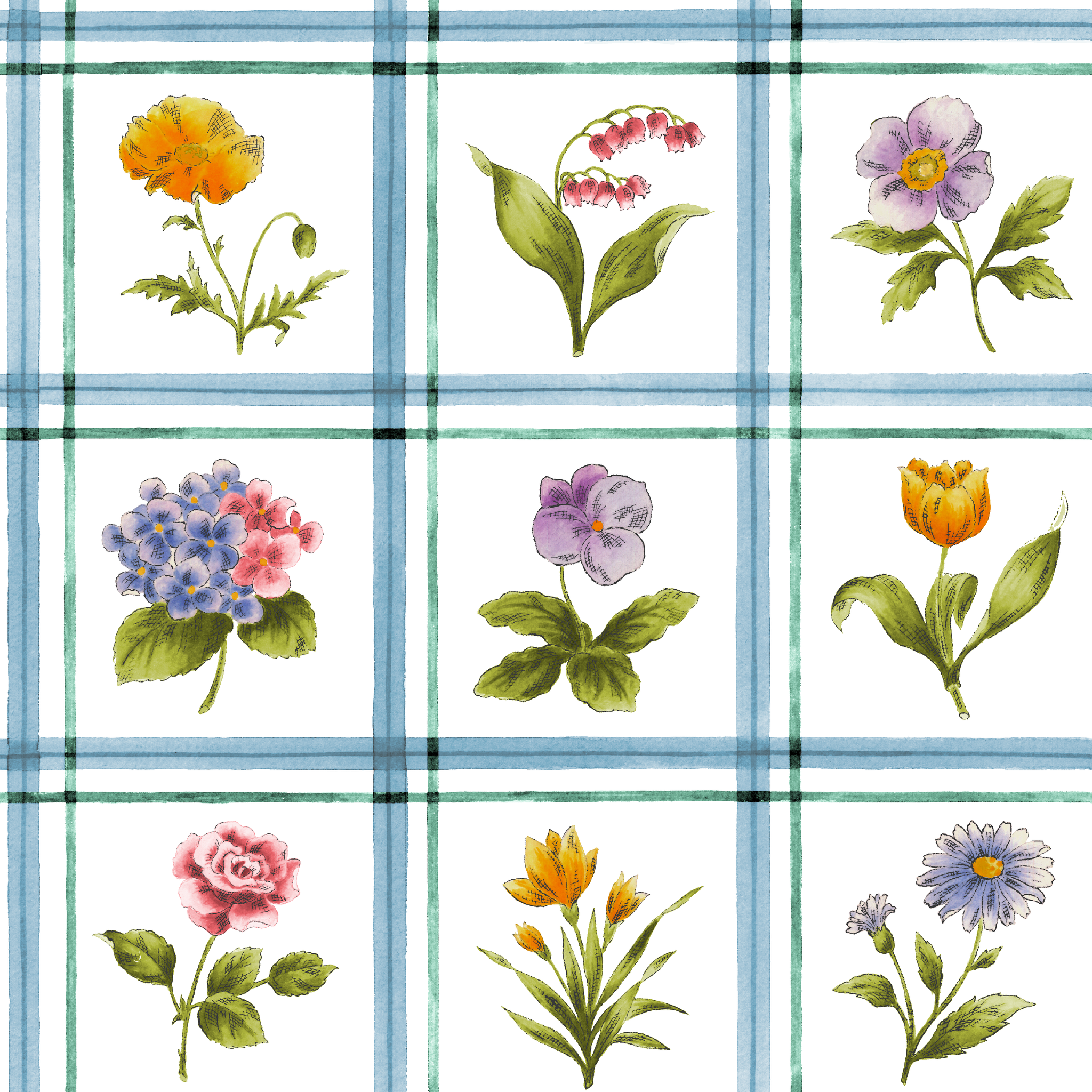 tiled preview square