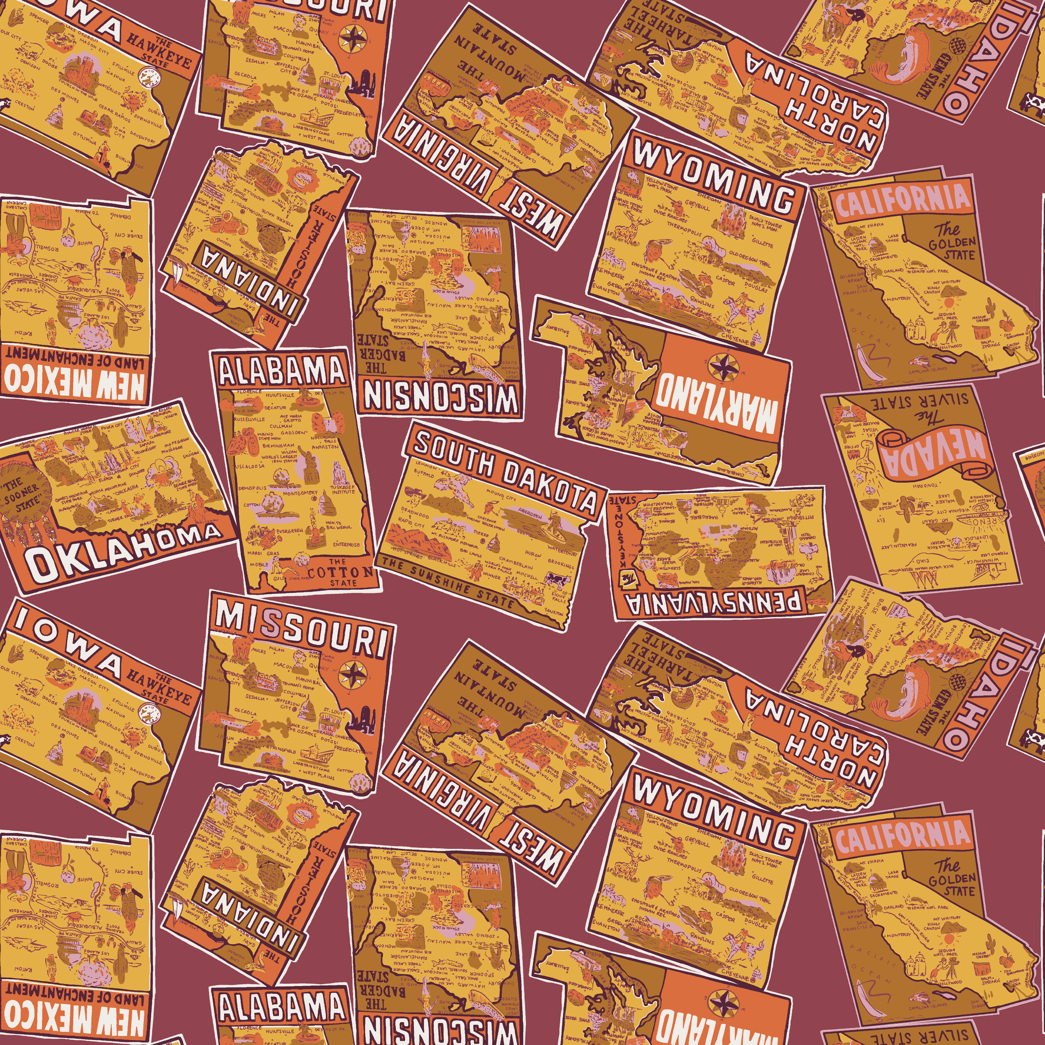 tiled preview square