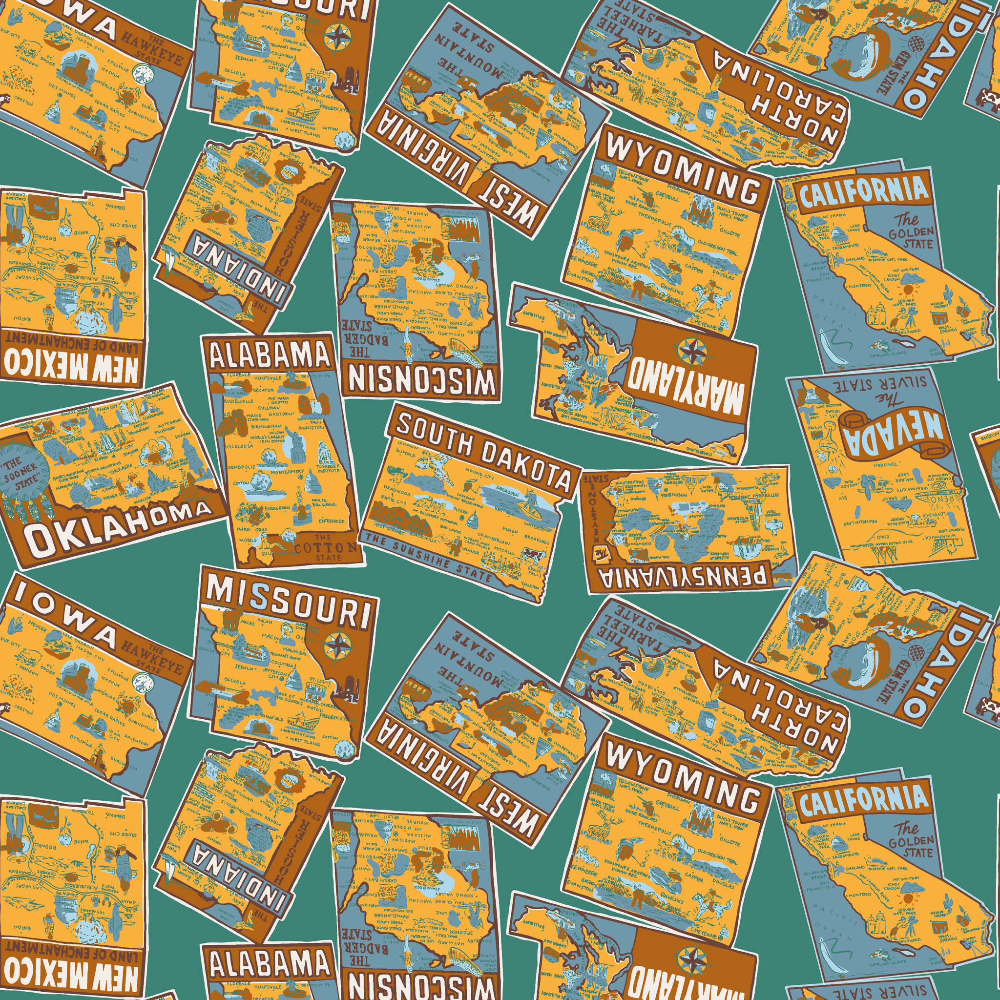 tiled preview square