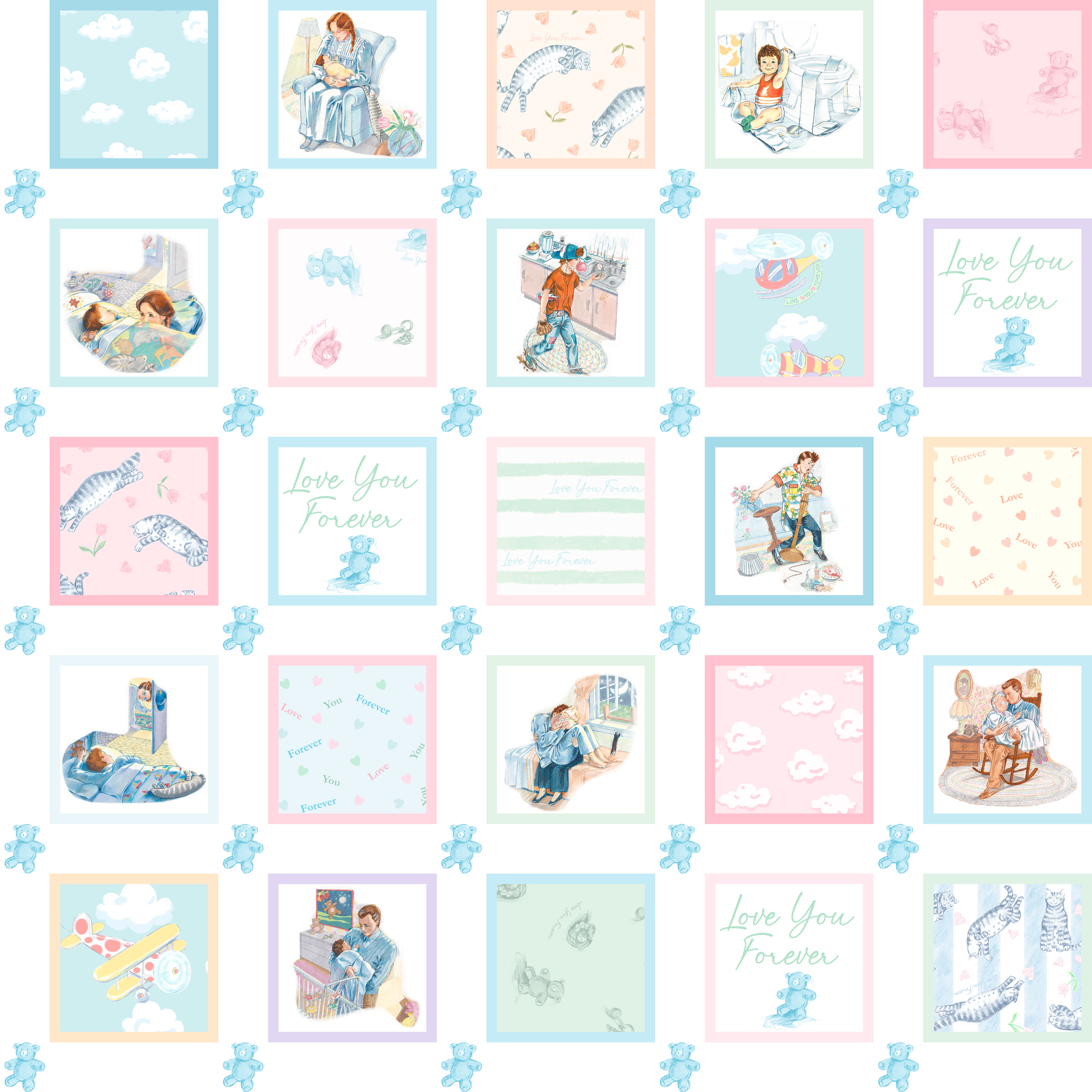 tiled preview square