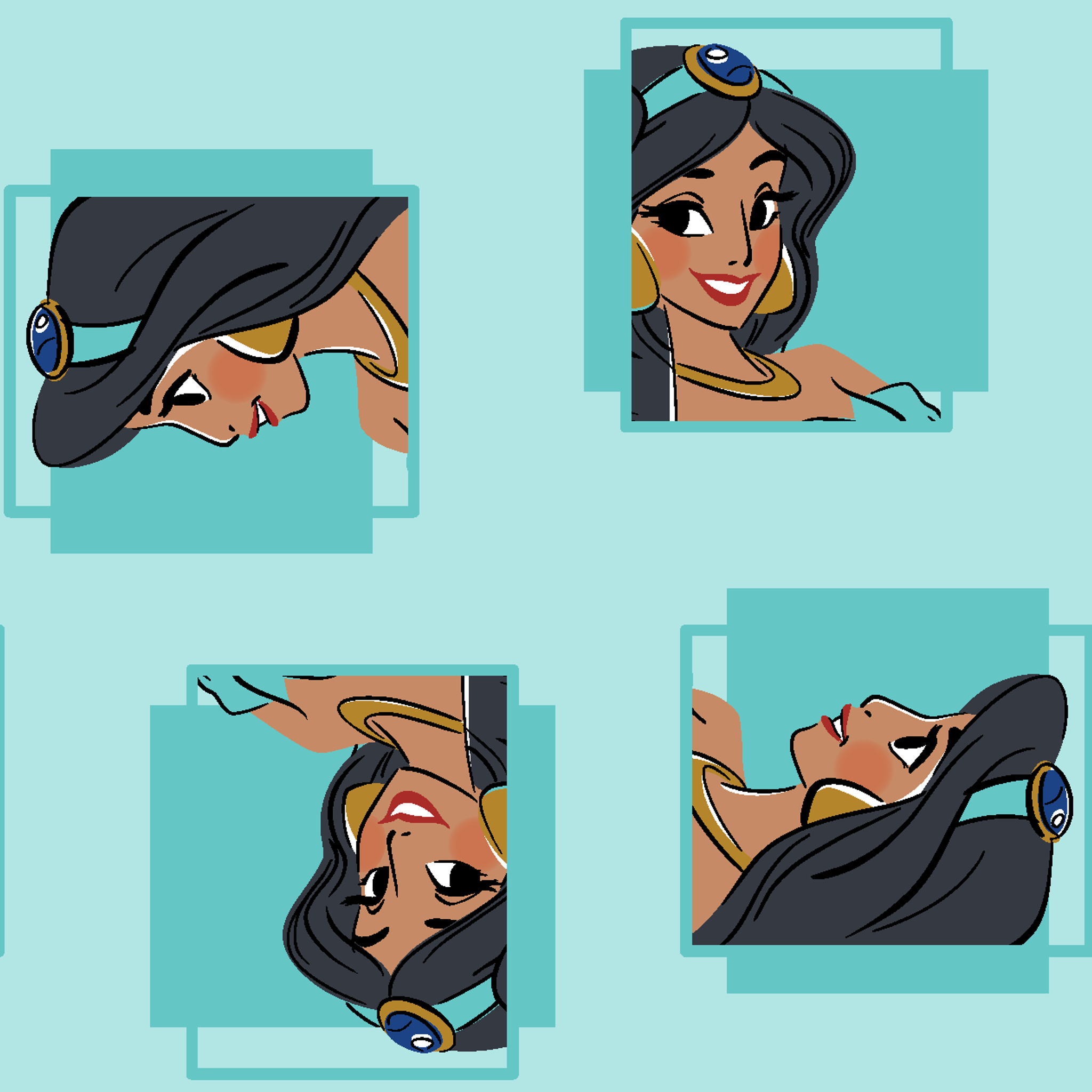 tiled preview square