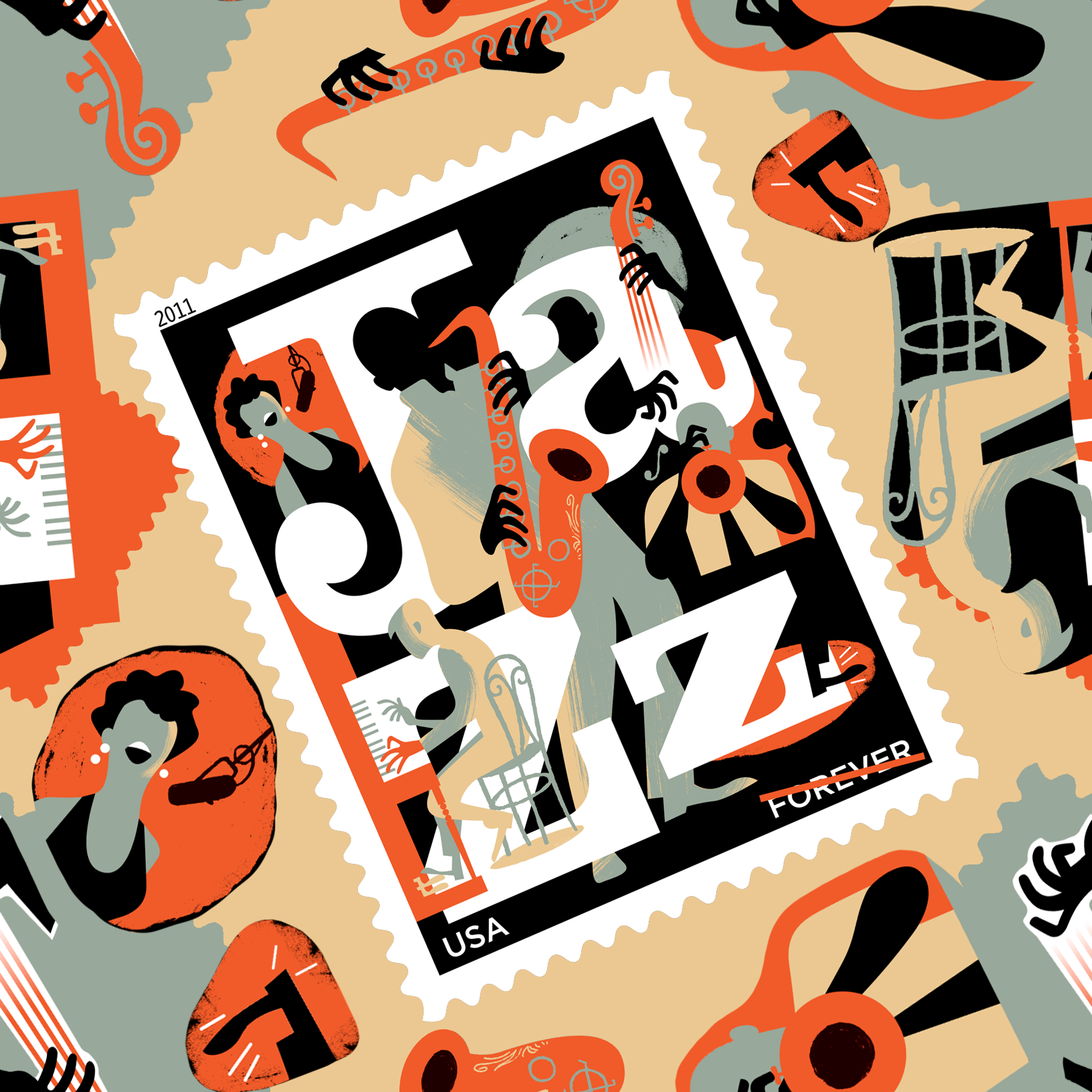 tiled preview square
