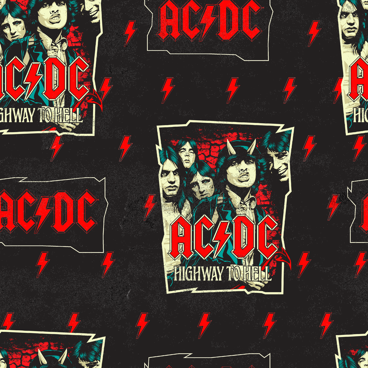 AC/DC Highway Lightning Wallpaper