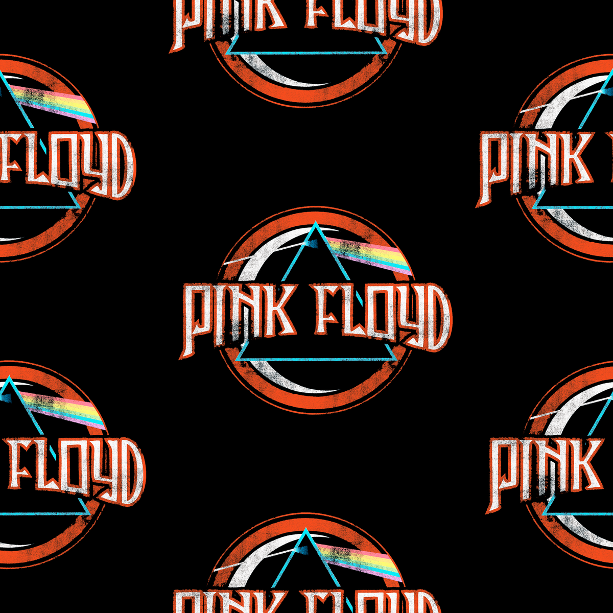 Pink Floyd Dark Side Badges Wallpaper