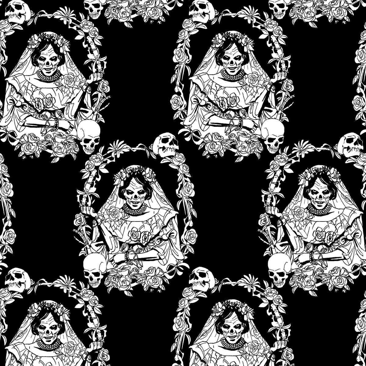 Disney Haunted Mansion Black Widow Bride Wallpaper