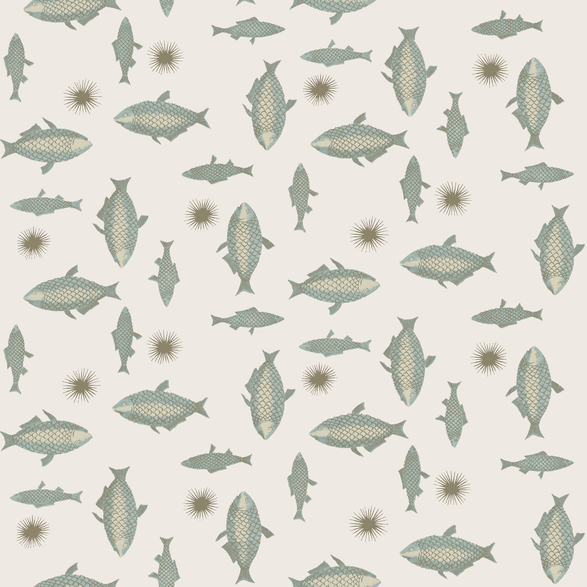Archer on Mineral Wallpaper