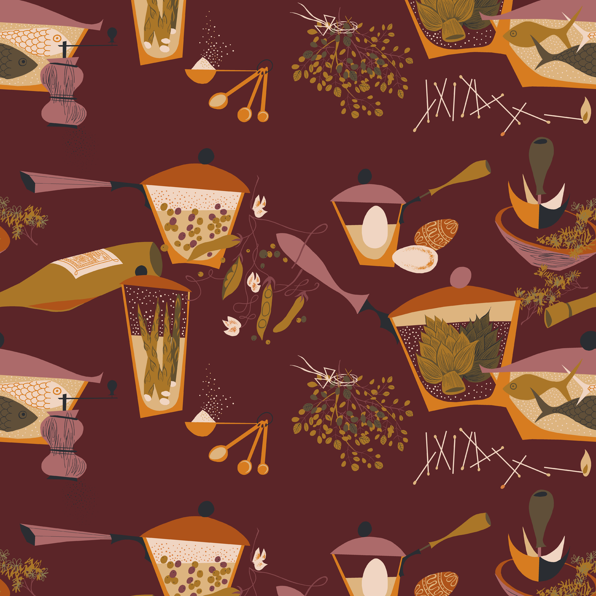 Finley on Spice Wallpaper