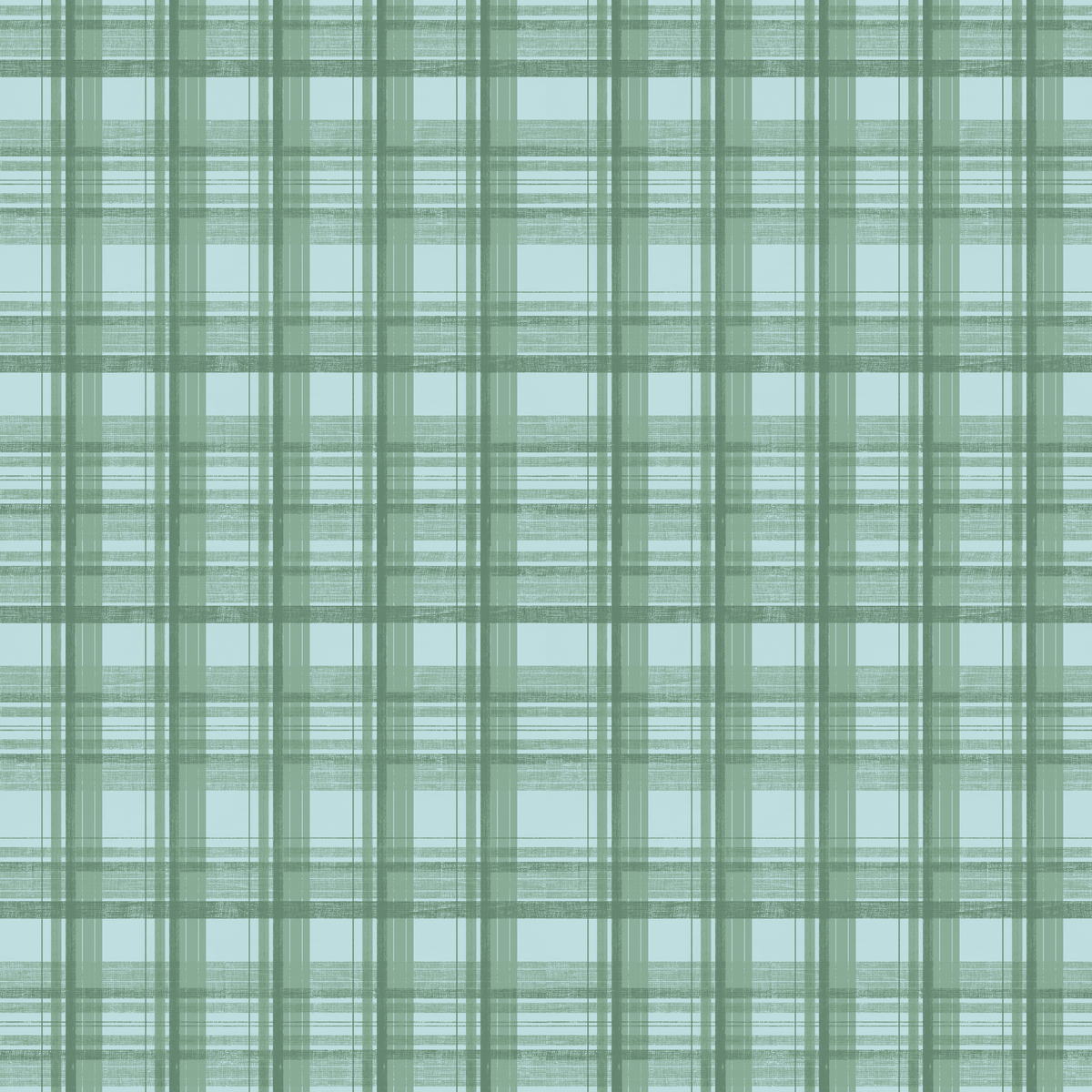 Saturday Evening Post Christmas Plaid on Evergreen Wallpaper