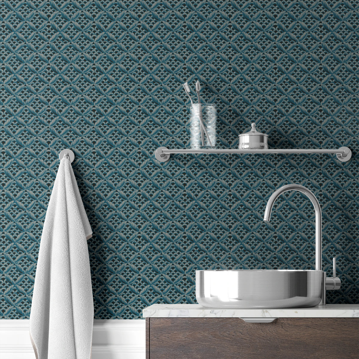 Arabella on Haunted Night Wallpaper