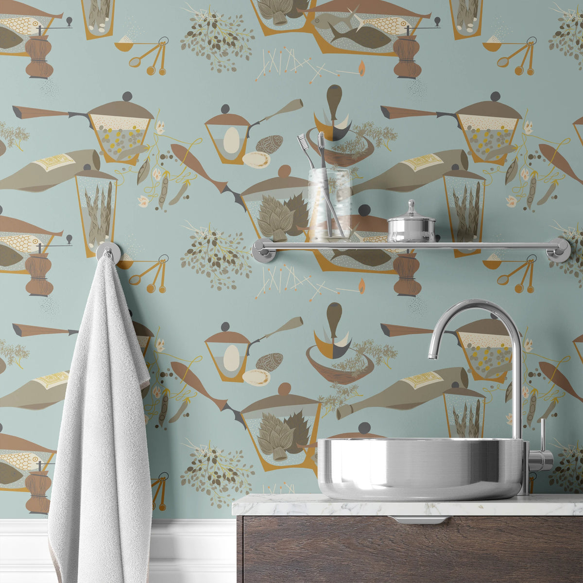 Finley on Mineral Wallpaper