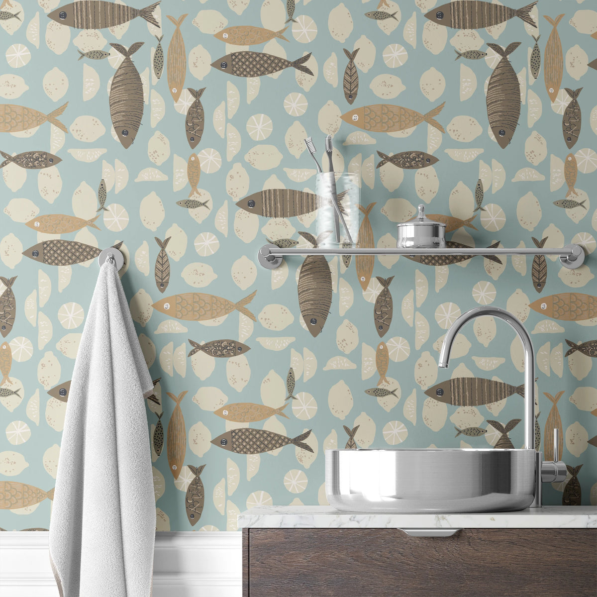 Fraser on Mineral Wallpaper