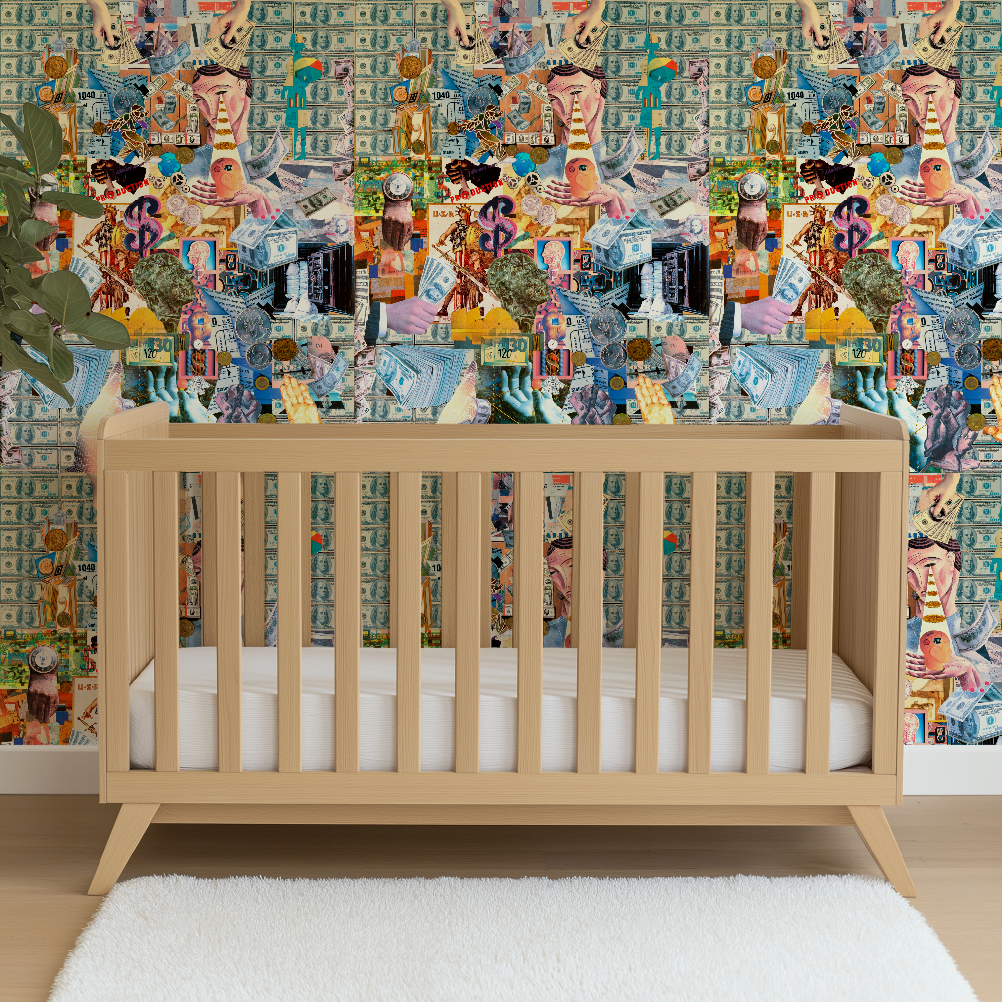 wallpaper crib mockup