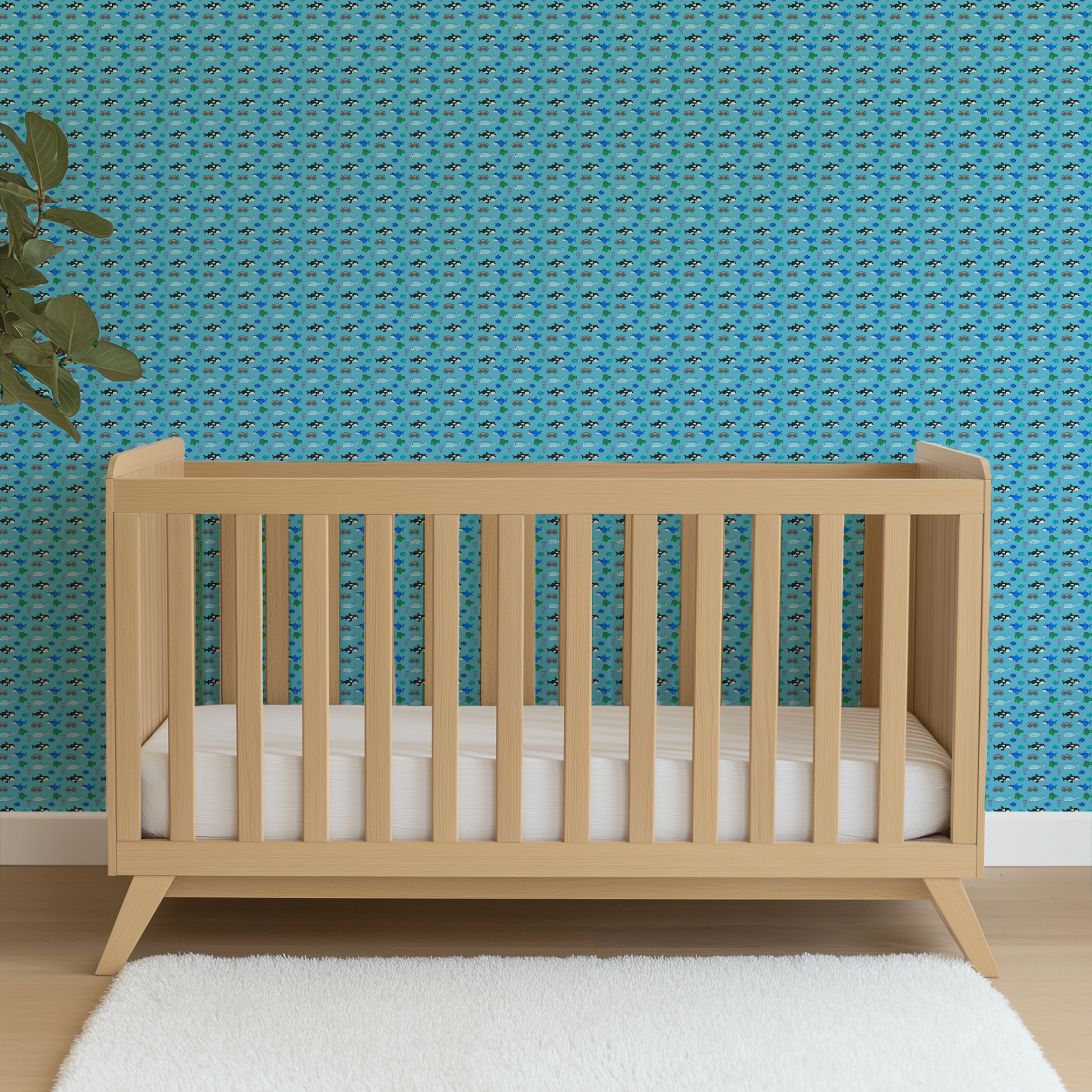 wallpaper crib mockup