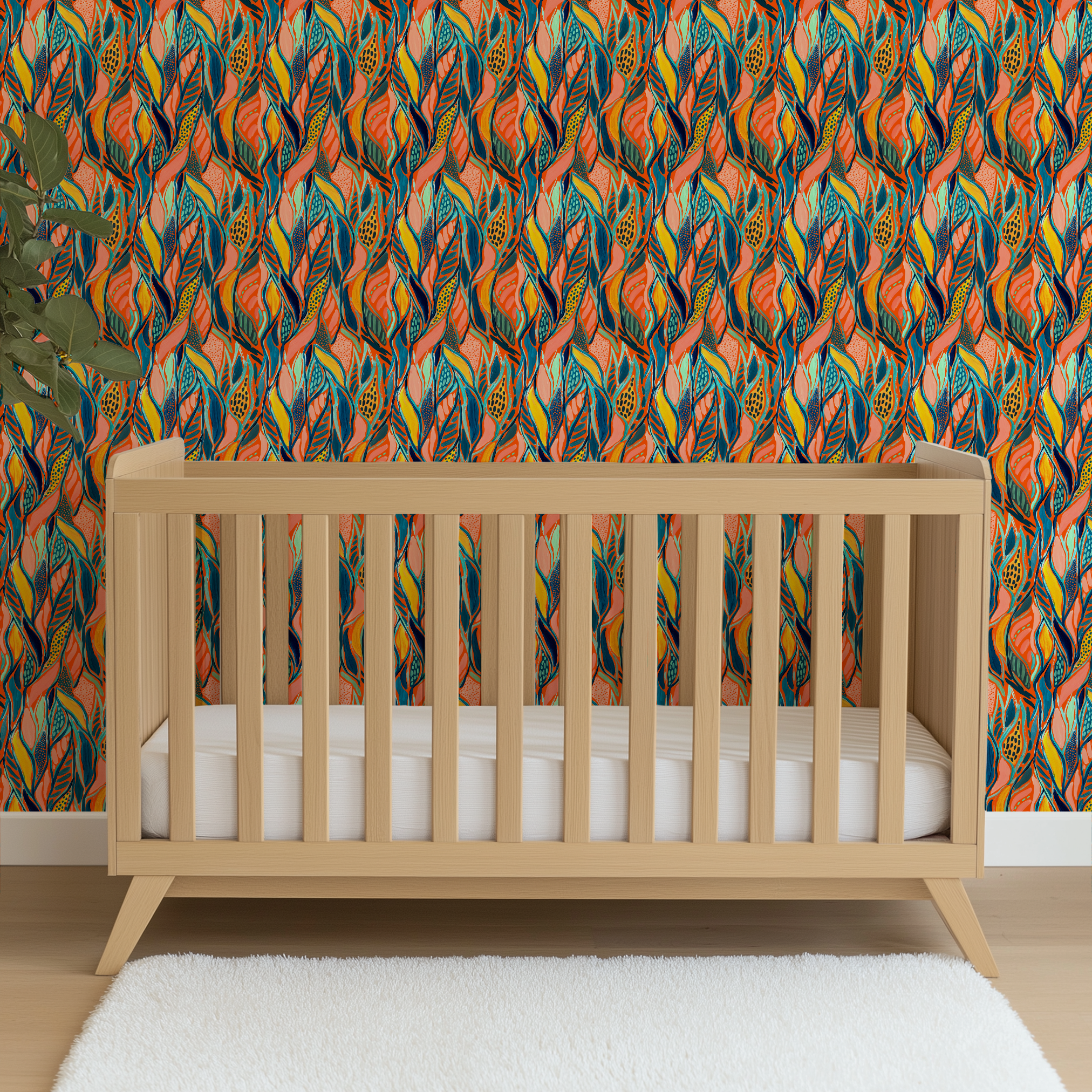 wallpaper crib mockup